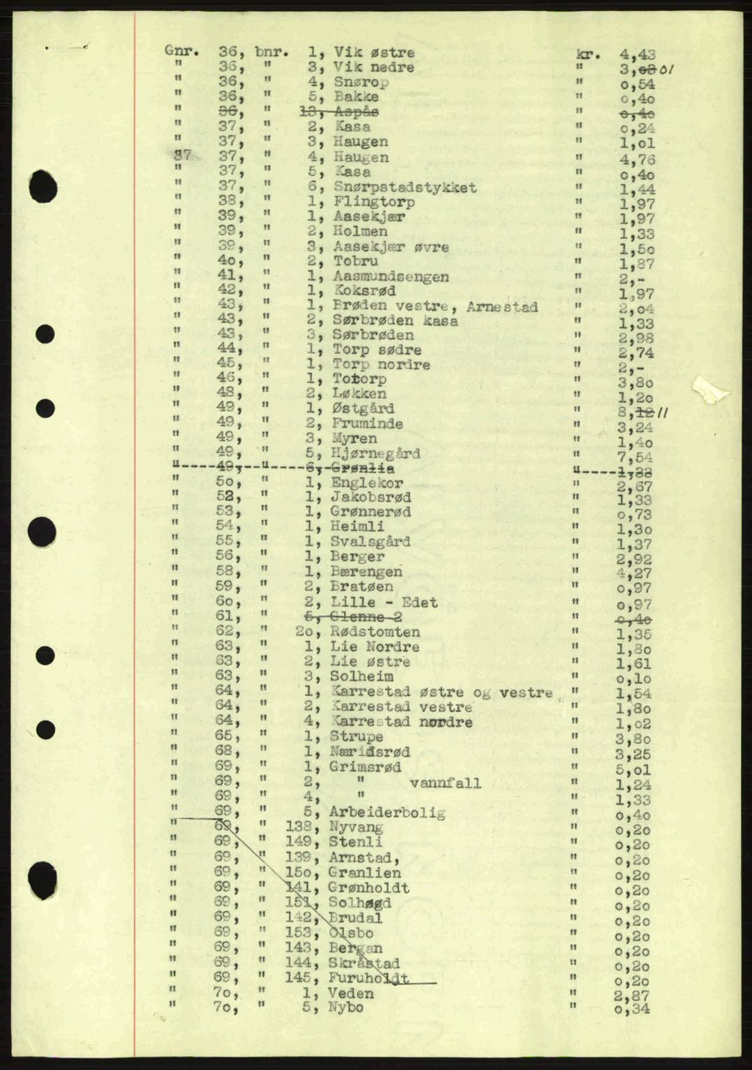 Idd og Marker sorenskriveri, AV/SAO-A-10283/G/Gb/Gbc/L0002: Mortgage book no. B4-9a, 1939-1945, Diary no: : 834/1941