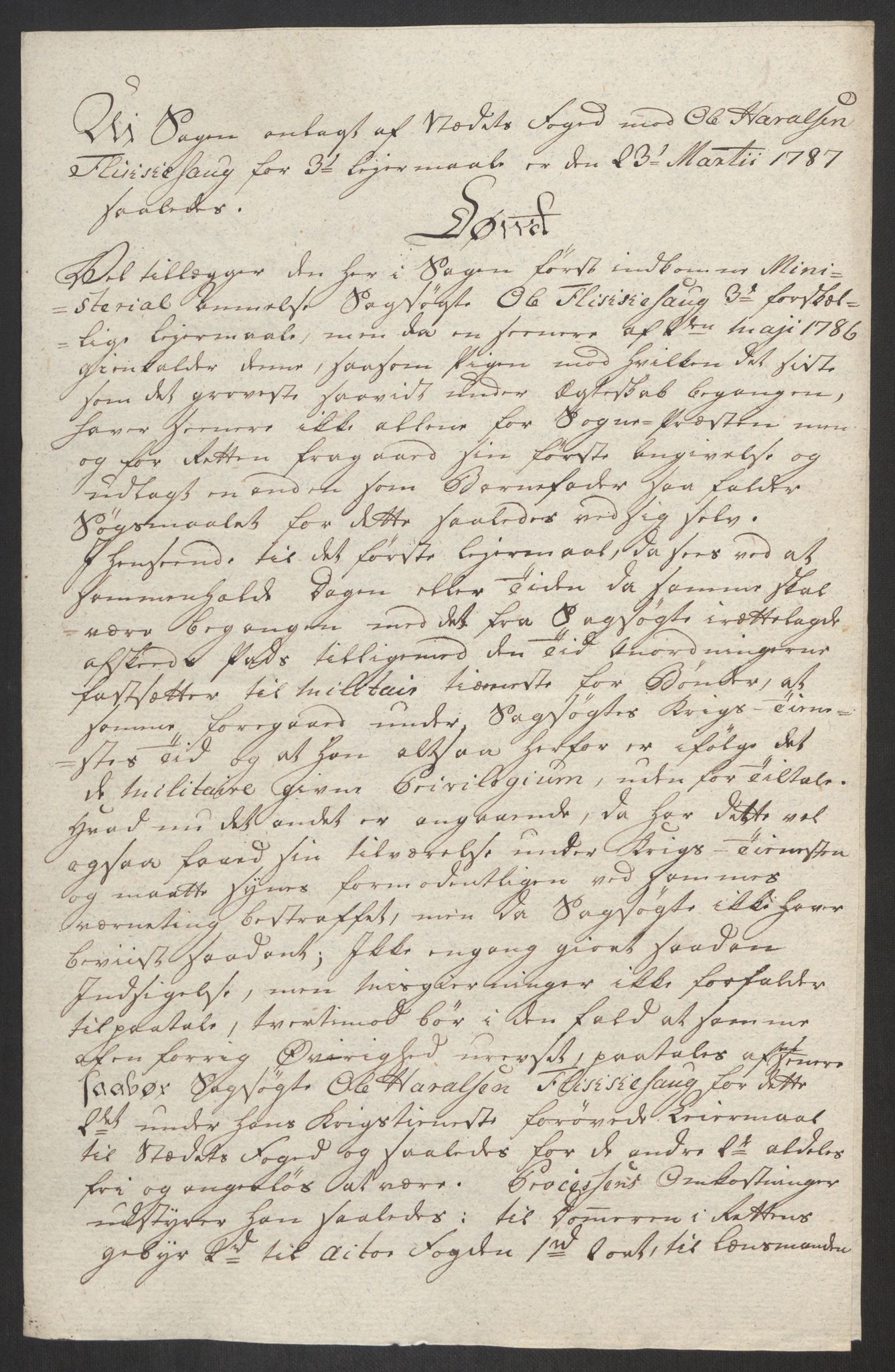 Rentekammeret inntil 1814, Reviderte regnskaper, Fogderegnskap, AV/RA-EA-4092/R19/L1374: Fogderegnskap Toten, Hadeland og Vardal, 1787, p. 118