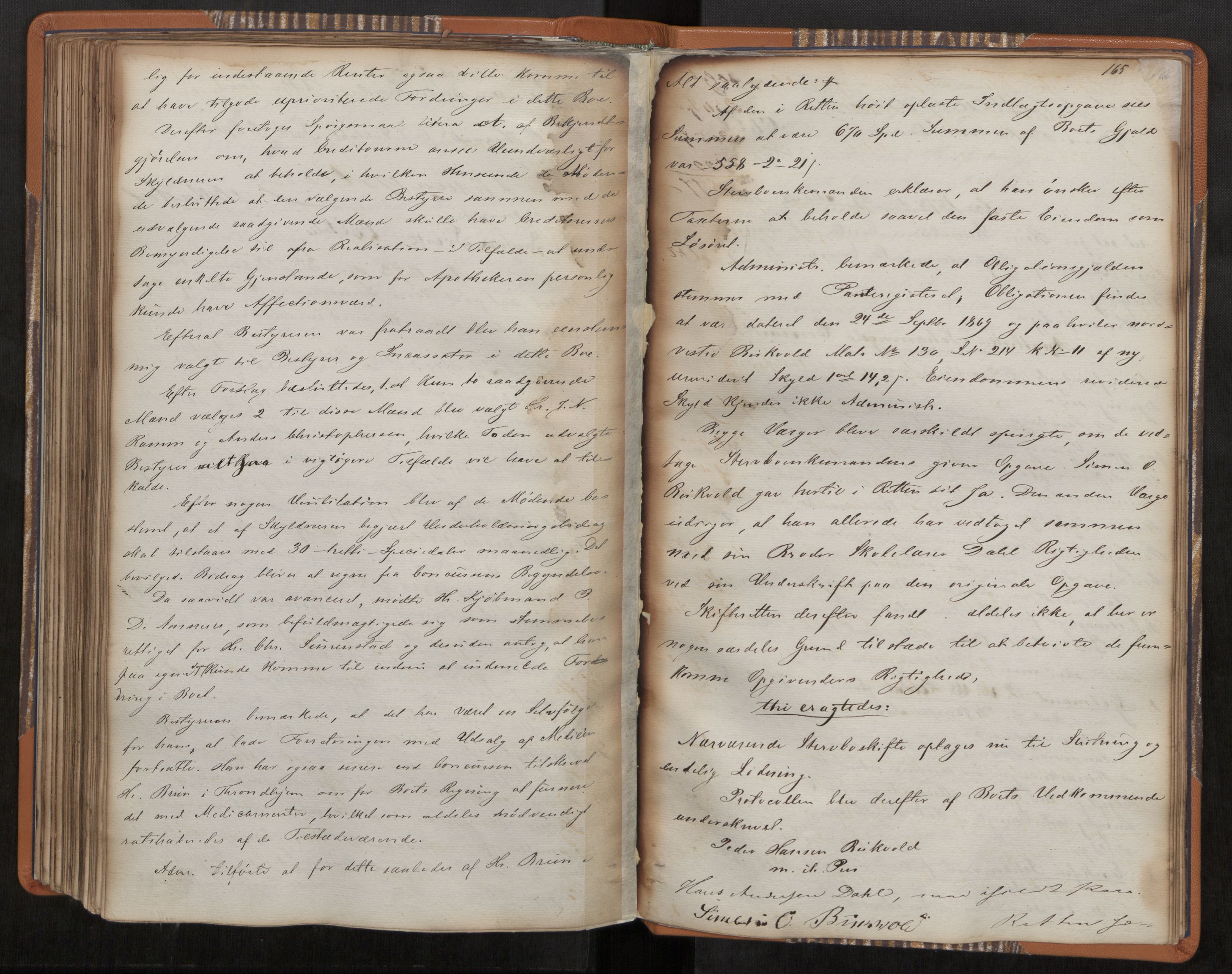 Røros sorenskriveri, AV/SAT-A-0023/3/3B/L0002: Skifteforhandlingsprotokoll, 1851-1874, p. 165