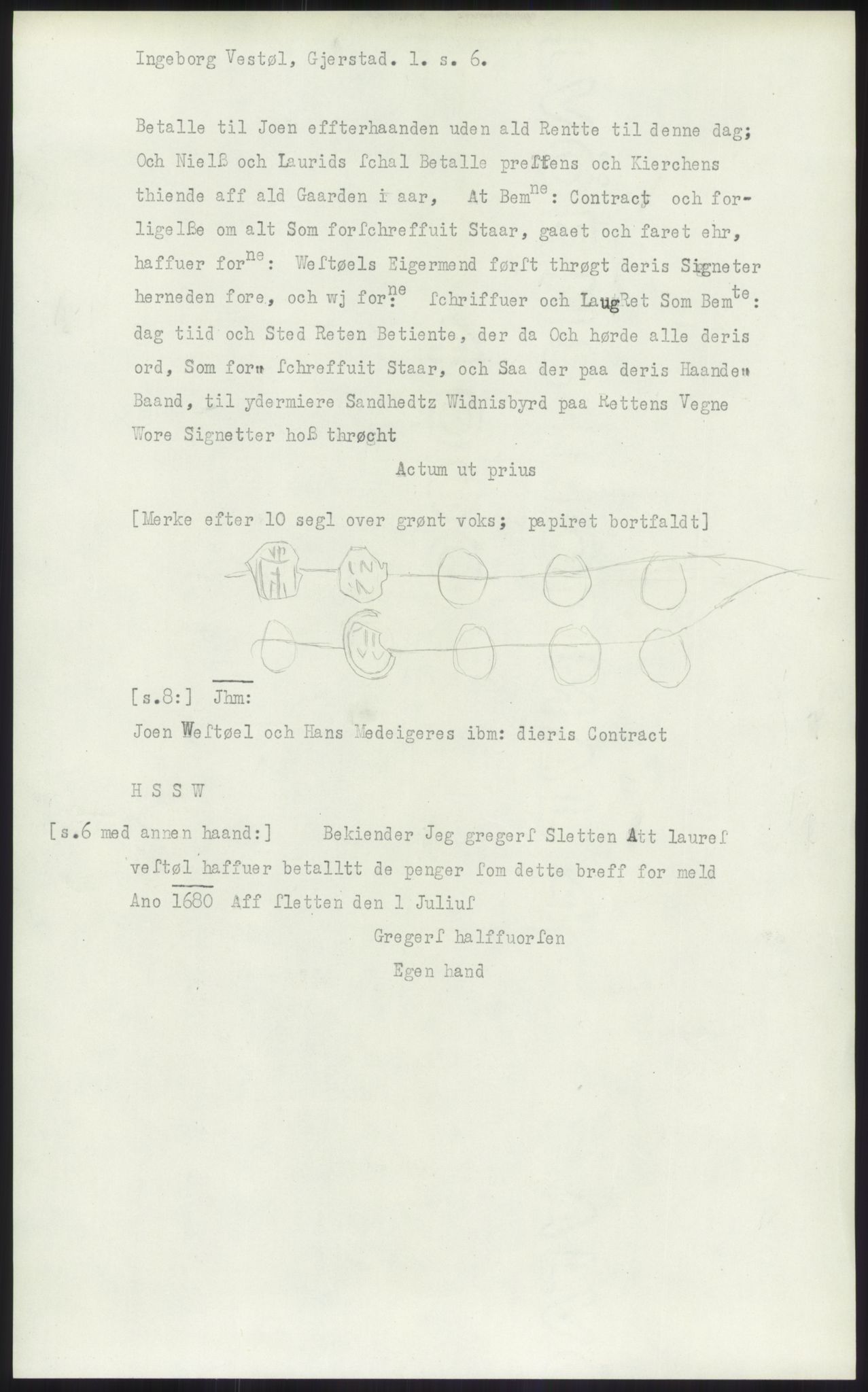 Samlinger til kildeutgivelse, Diplomavskriftsamlingen, AV/RA-EA-4053/H/Ha, p. 383