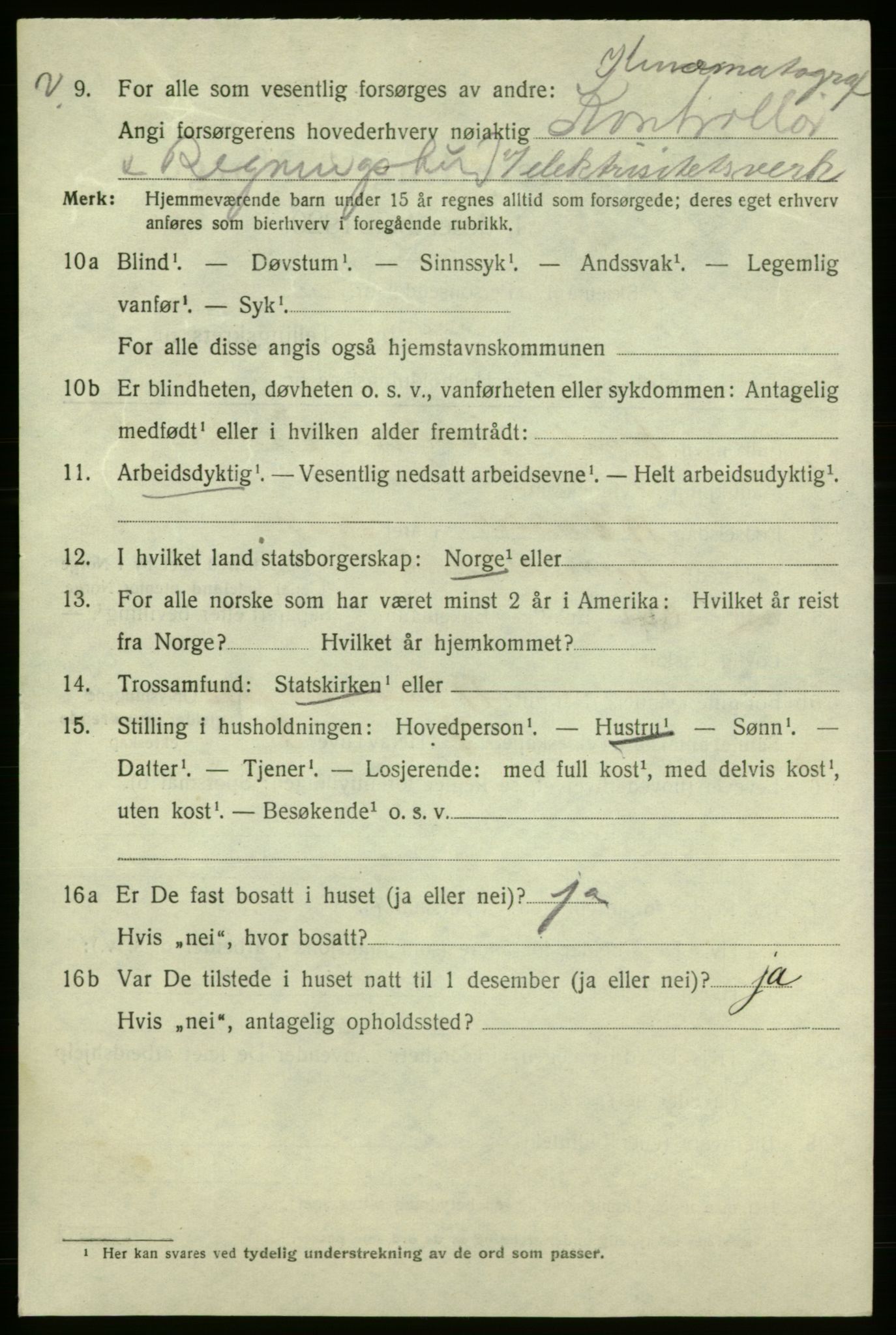 SAO, 1920 census for Fredrikshald, 1920, p. 22760