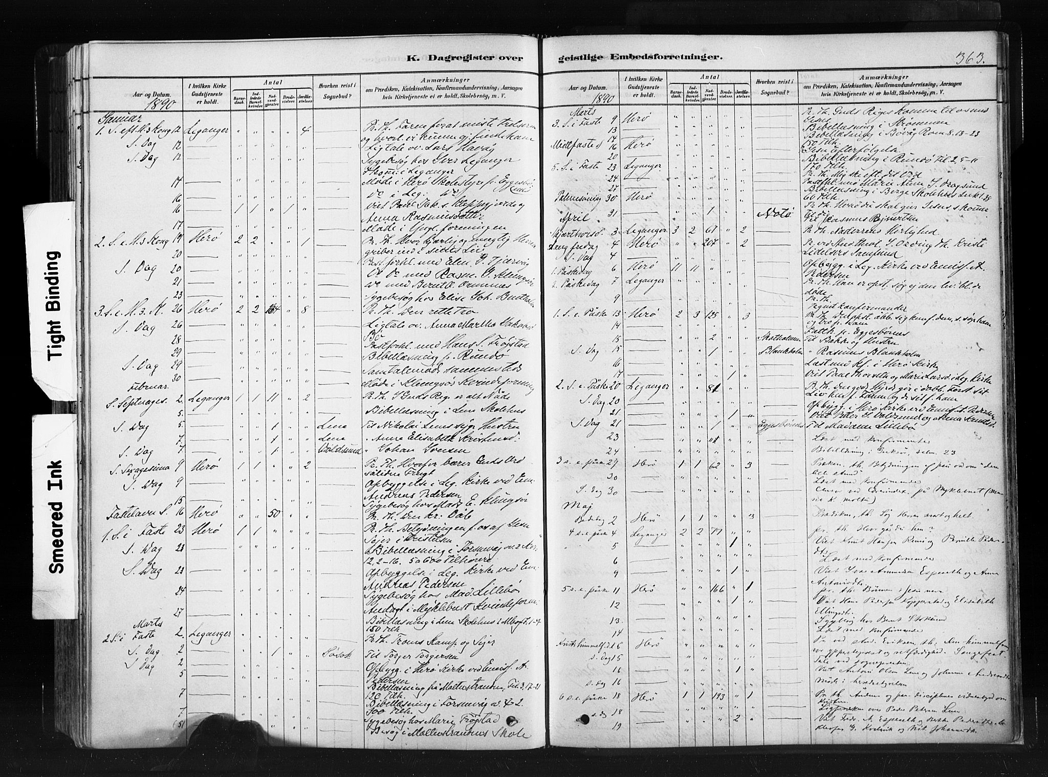 Ministerialprotokoller, klokkerbøker og fødselsregistre - Møre og Romsdal, SAT/A-1454/507/L0073: Parish register (official) no. 507A08, 1878-1904, p. 363