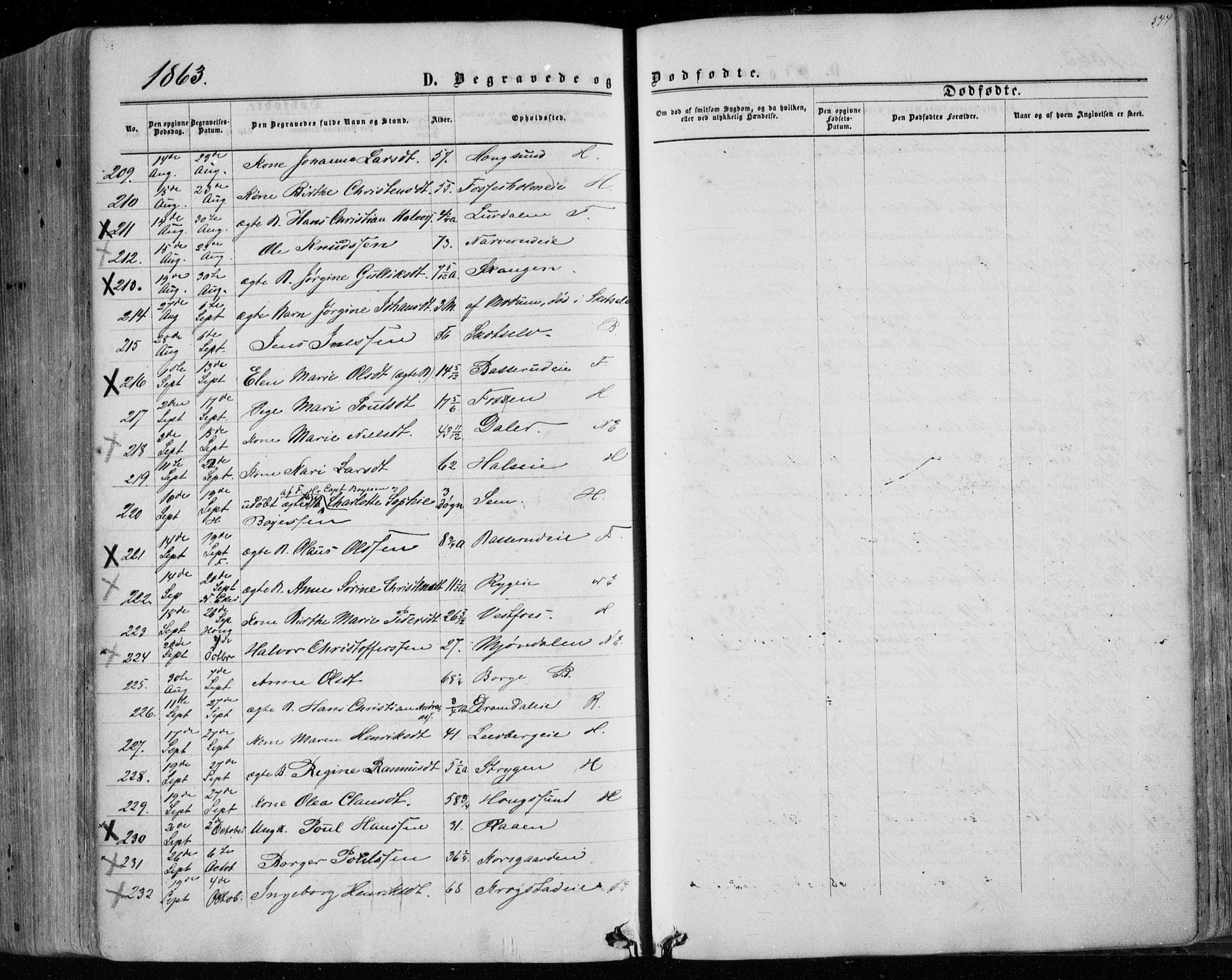 Eiker kirkebøker, AV/SAKO-A-4/F/Fa/L0016: Parish register (official) no. I 16, 1860-1868, p. 544