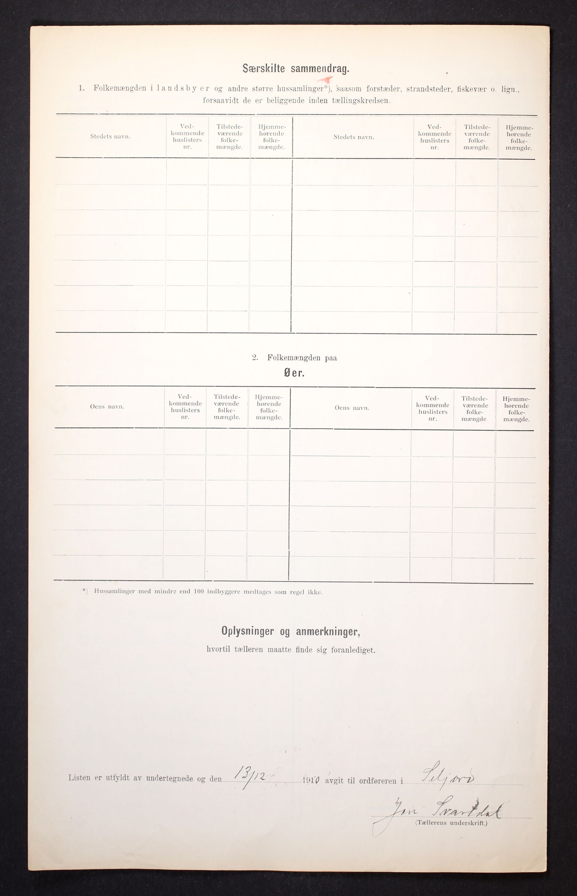 RA, 1910 census for Seljord, 1910, p. 12