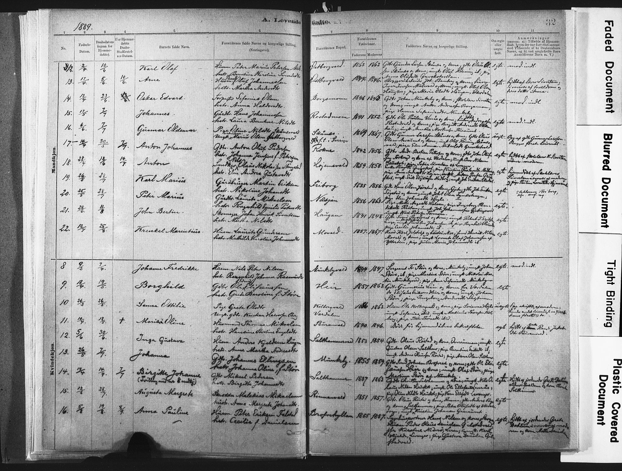 Ministerialprotokoller, klokkerbøker og fødselsregistre - Nord-Trøndelag, SAT/A-1458/721/L0207: Parish register (official) no. 721A02, 1880-1911, p. 32