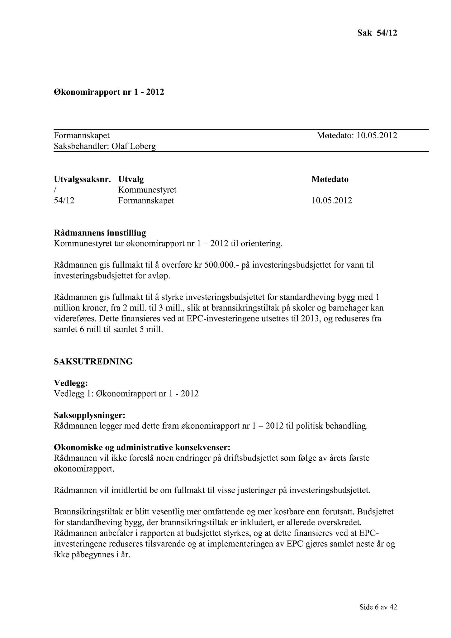 Klæbu Kommune, TRKO/KK/02-FS/L005: Formannsskapet - Møtedokumenter, 2012, p. 1235