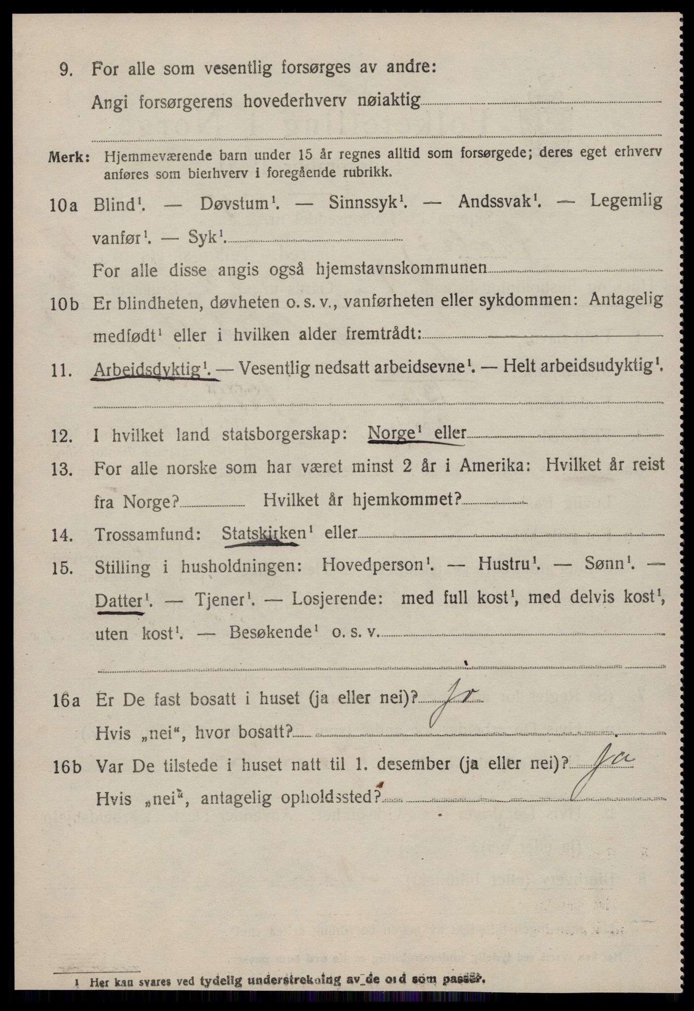 SAT, 1920 census for Bolsøy, 1920, p. 7554