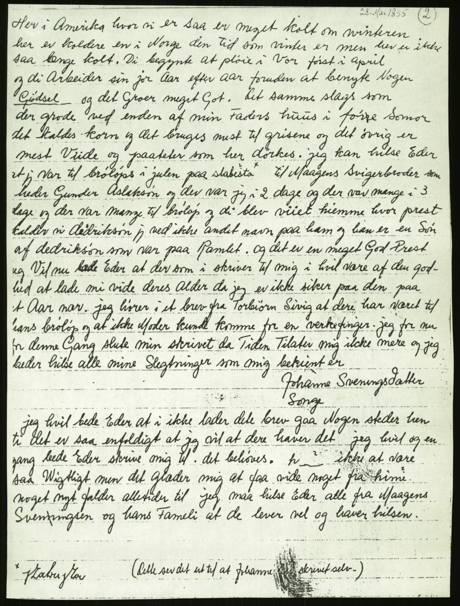 Samlinger til kildeutgivelse, Amerikabrevene, AV/RA-EA-4057/F/L0026: Innlån fra Aust-Agder: Aust-Agder-Arkivet - Erickson, 1838-1914, p. 49