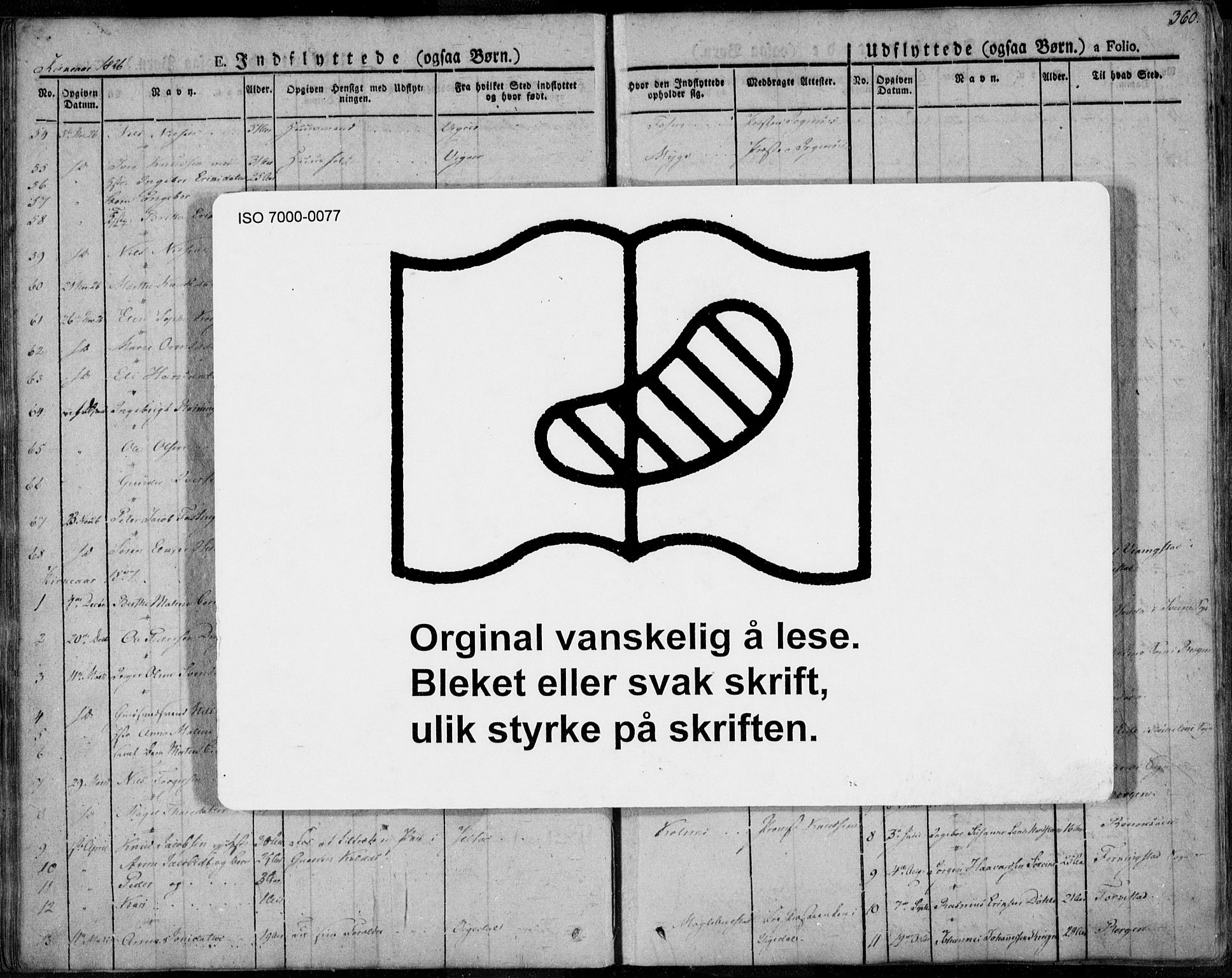 Avaldsnes sokneprestkontor, AV/SAST-A -101851/H/Ha/Haa/L0005: Parish register (official) no. A 5.2, 1825-1841, p. 360