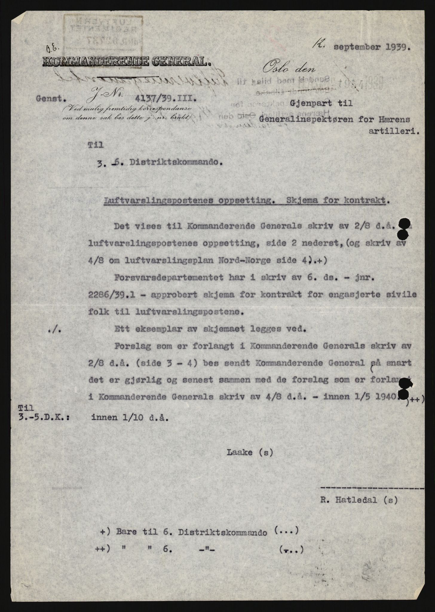 Forsvaret, Forsvarets krigshistoriske avdeling, AV/RA-RAFA-2017/Y/Yb/L0162: II-C-11-828  -  Luftvernet, 1940, p. 24