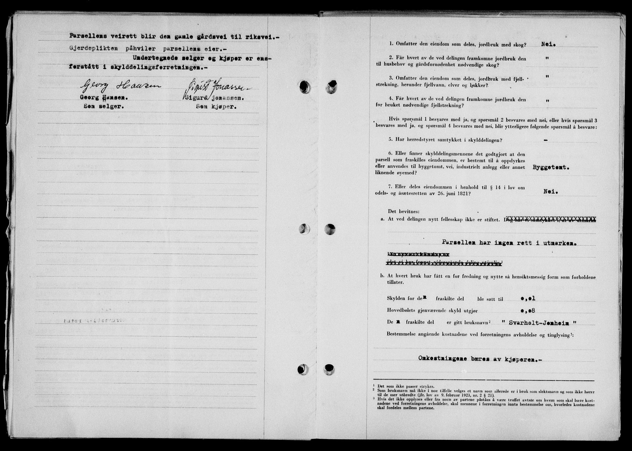 Lofoten sorenskriveri, SAT/A-0017/1/2/2C/L0017a: Mortgage book no. 17a, 1947-1948, Diary no: : 81/1948