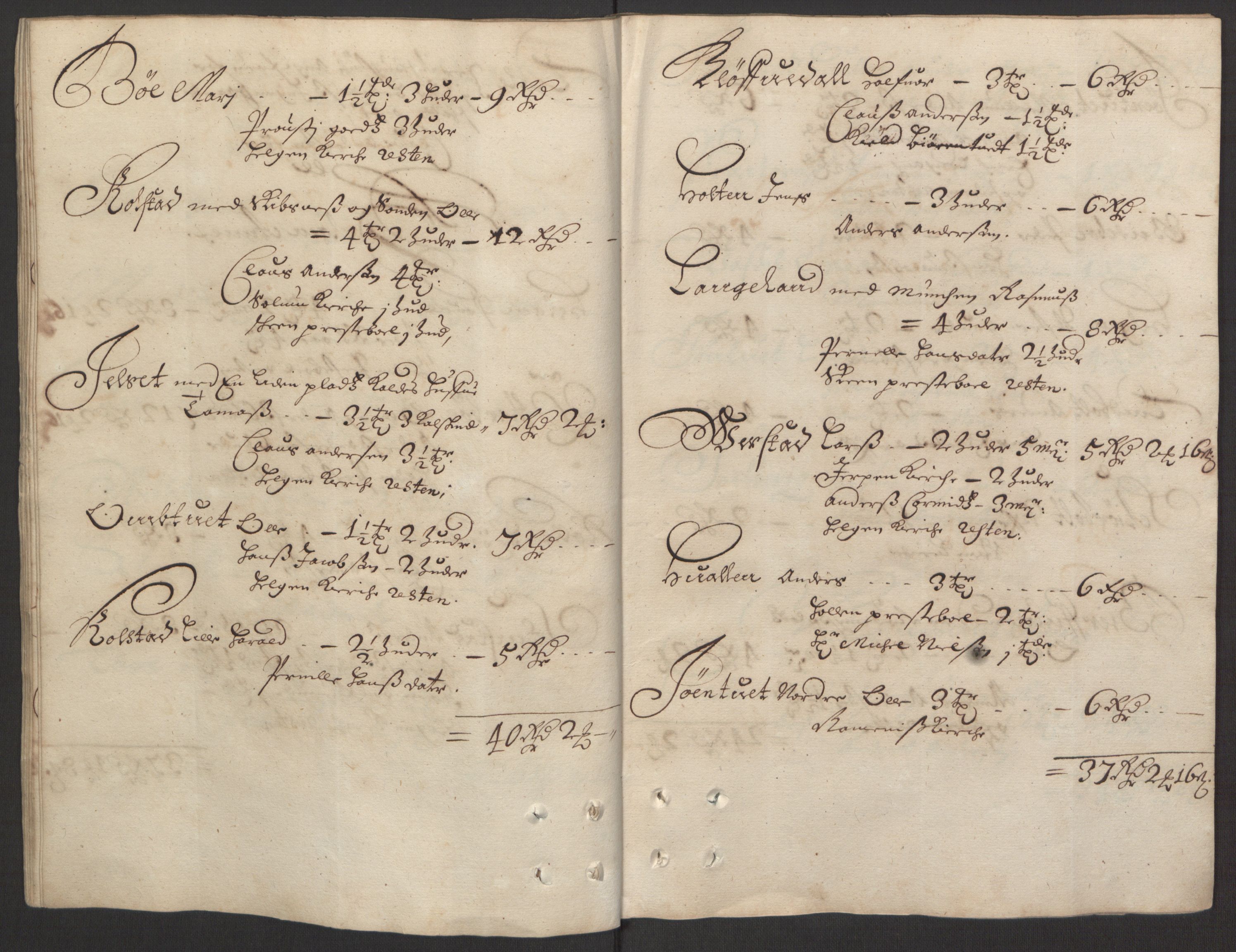 Rentekammeret inntil 1814, Reviderte regnskaper, Fogderegnskap, AV/RA-EA-4092/R35/L2069: Fogderegnskap Øvre og Nedre Telemark, 1678, p. 44