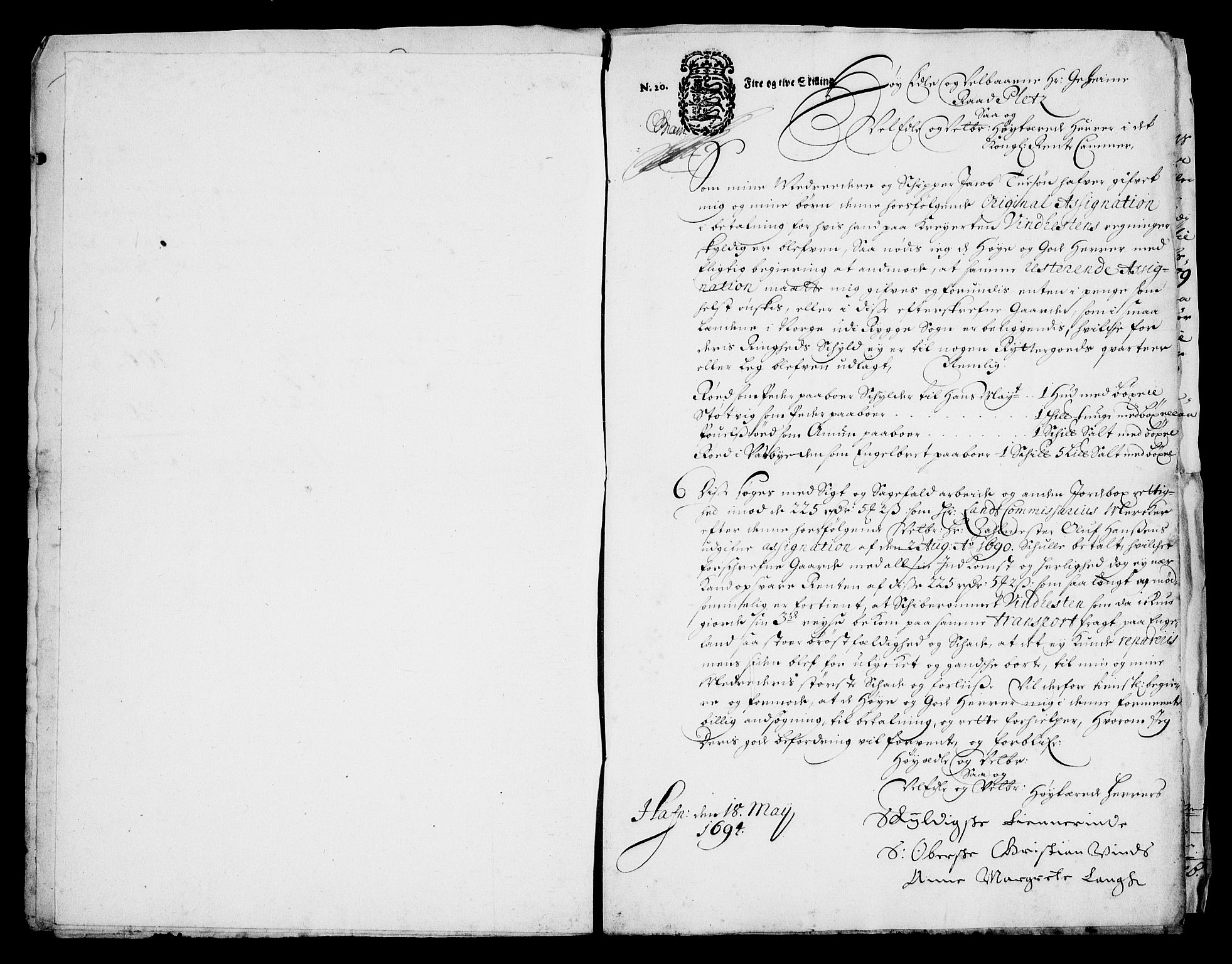 Rentekammeret inntil 1814, Realistisk ordnet avdeling, AV/RA-EA-4070/On/L0013: [Jj 14]: Forskjellige dokumenter om krongodset i Norge, 1672-1722, p. 167