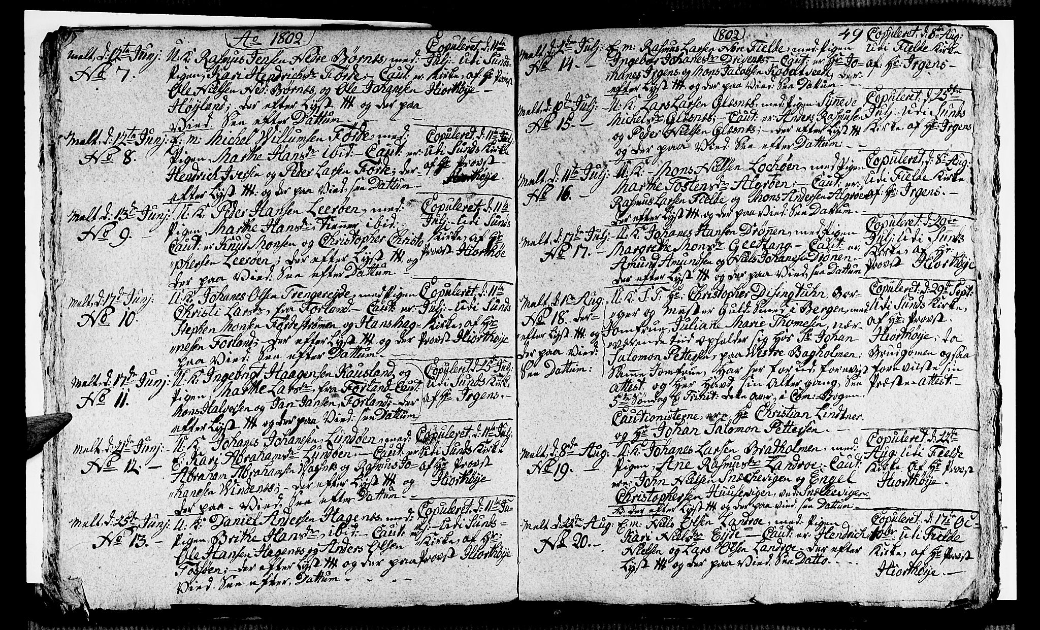 Sund sokneprestembete, SAB/A-99930: Parish register (official) no. A 8, 1788-1815, p. 49