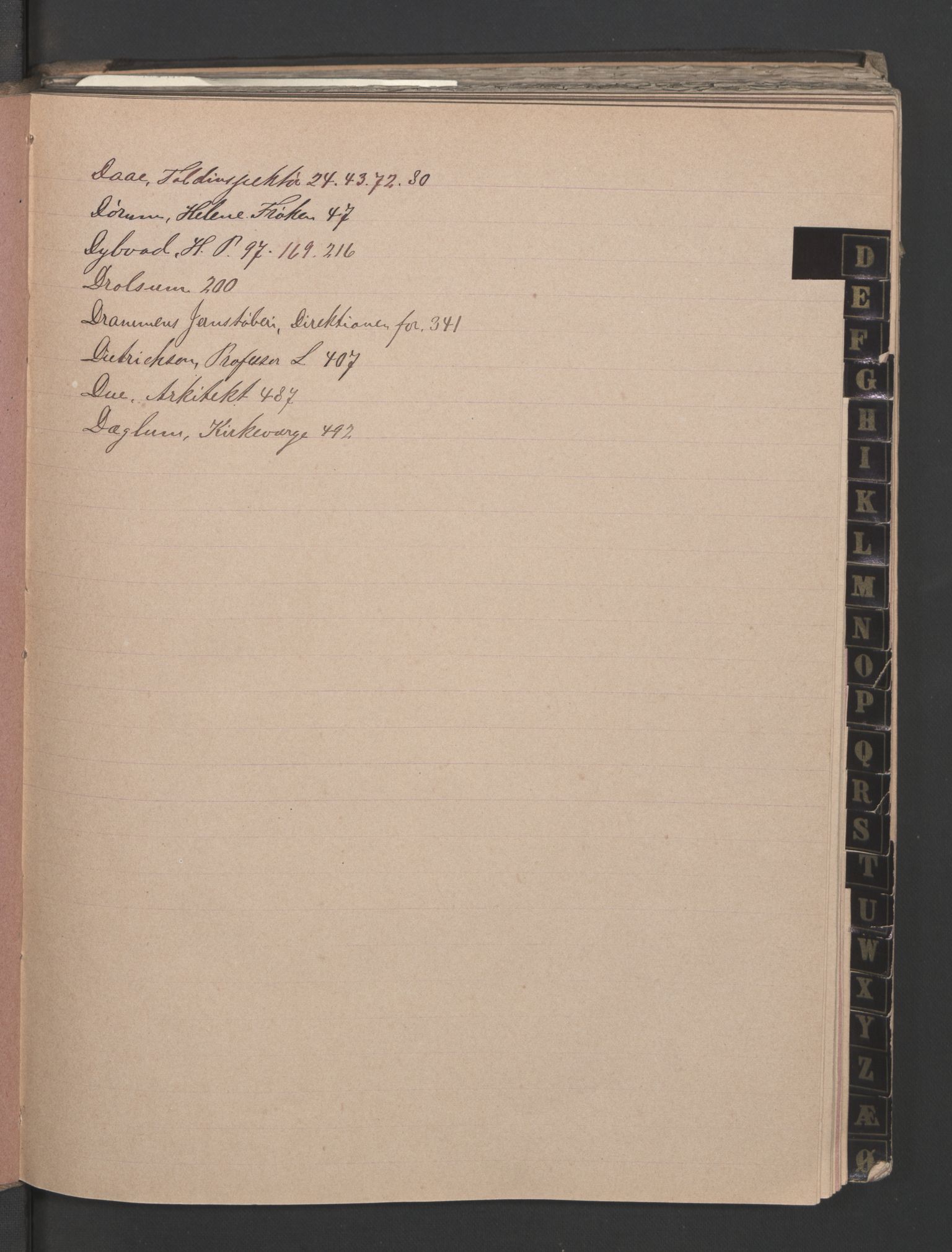 Kunstindustrimuseet i Oslo, NMFK/KIM-1001/B/L0001/0003: Kopibøker I-II 1876-1885 / Kopibok II 1881-1885, 1881-1885, p. 6