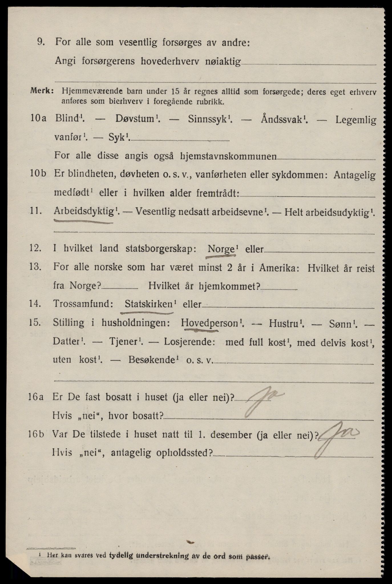 SAST, 1920 census for Sand, 1920, p. 800