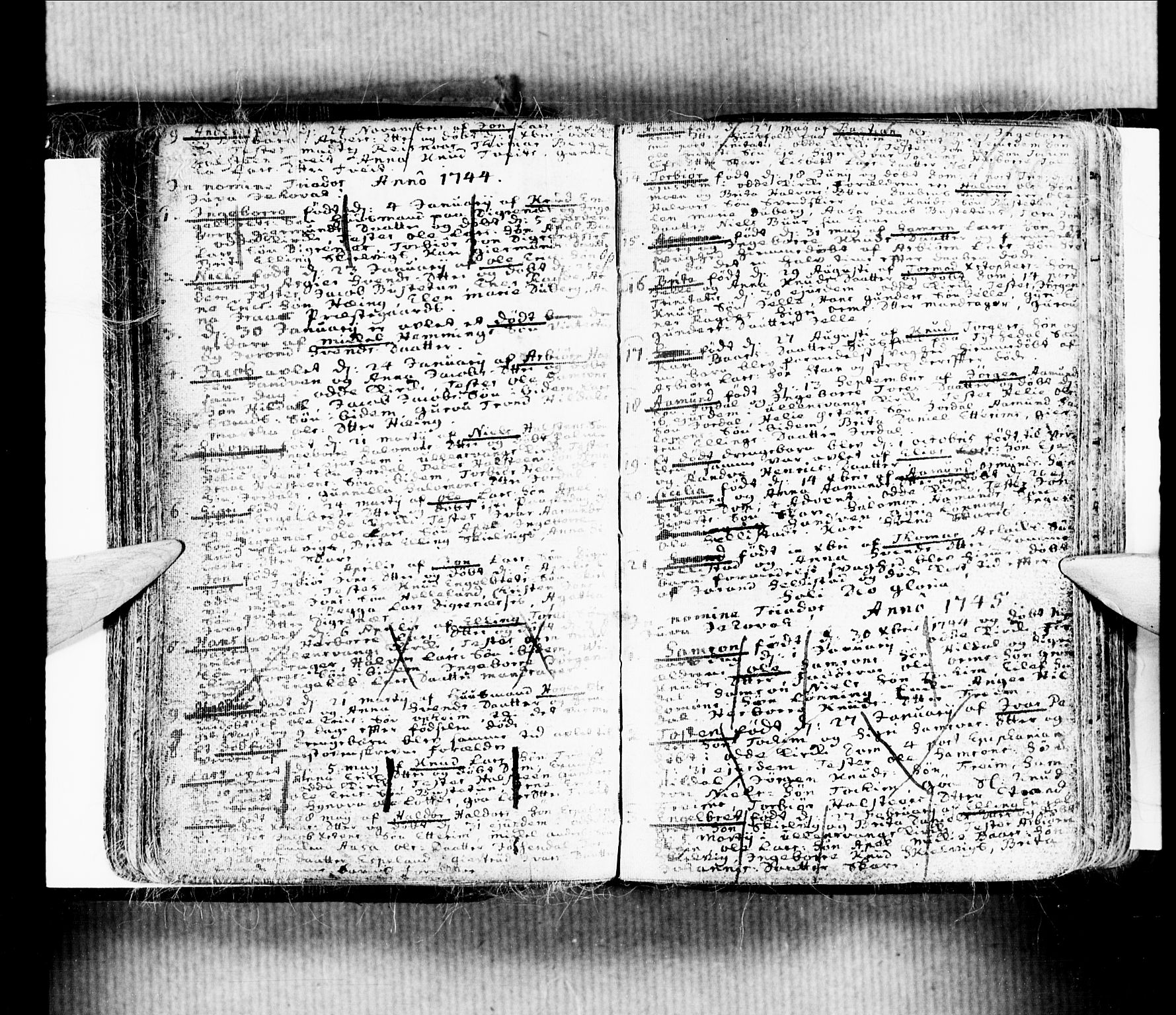 Ullensvang sokneprestembete, SAB/A-78701/H/Haa: Parish register (official) no. A 4 /3, 1734-1758