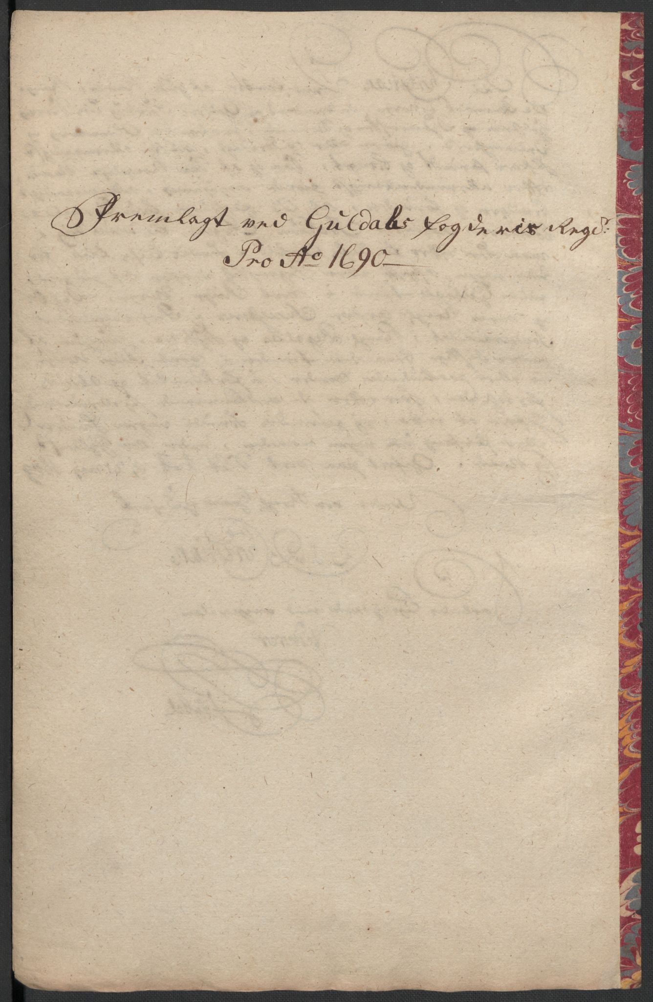 Rentekammeret inntil 1814, Reviderte regnskaper, Fogderegnskap, RA/EA-4092/R59/L3940: Fogderegnskap Gauldal, 1689-1690, p. 358