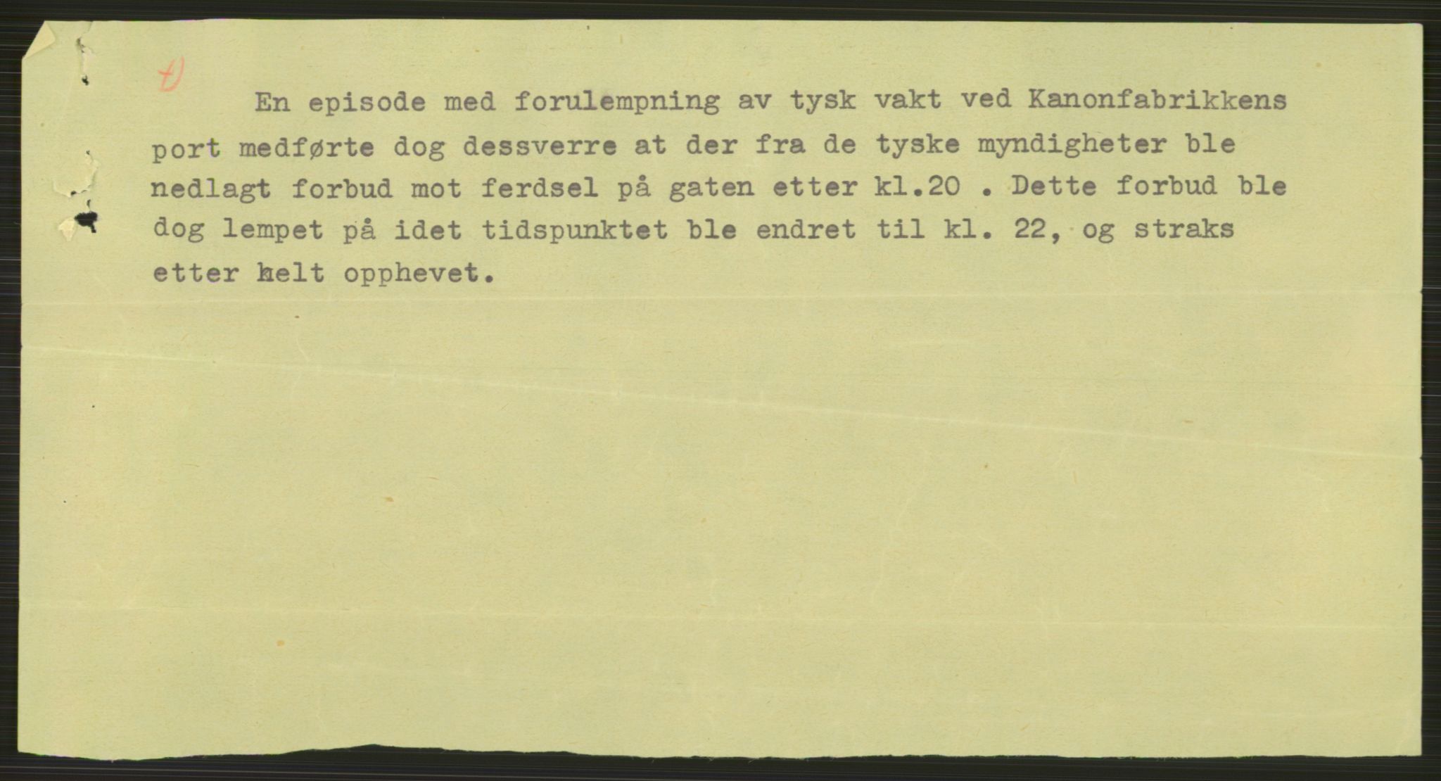 Forsvaret, Forsvarets krigshistoriske avdeling, AV/RA-RAFA-2017/Y/Ya/L0014: II-C-11-31 - Fylkesmenn.  Rapporter om krigsbegivenhetene 1940., 1940, p. 393