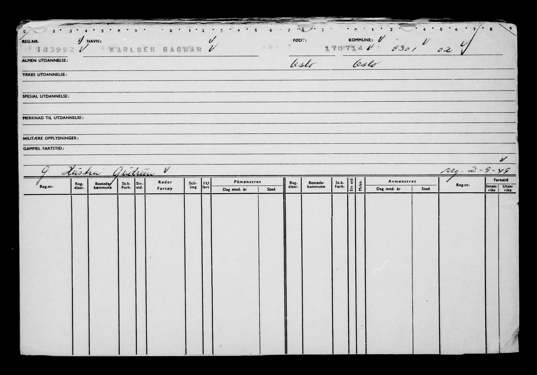 Direktoratet for sjømenn, RA/S-3545/G/Gb/L0122: Hovedkort, 1914, p. 533