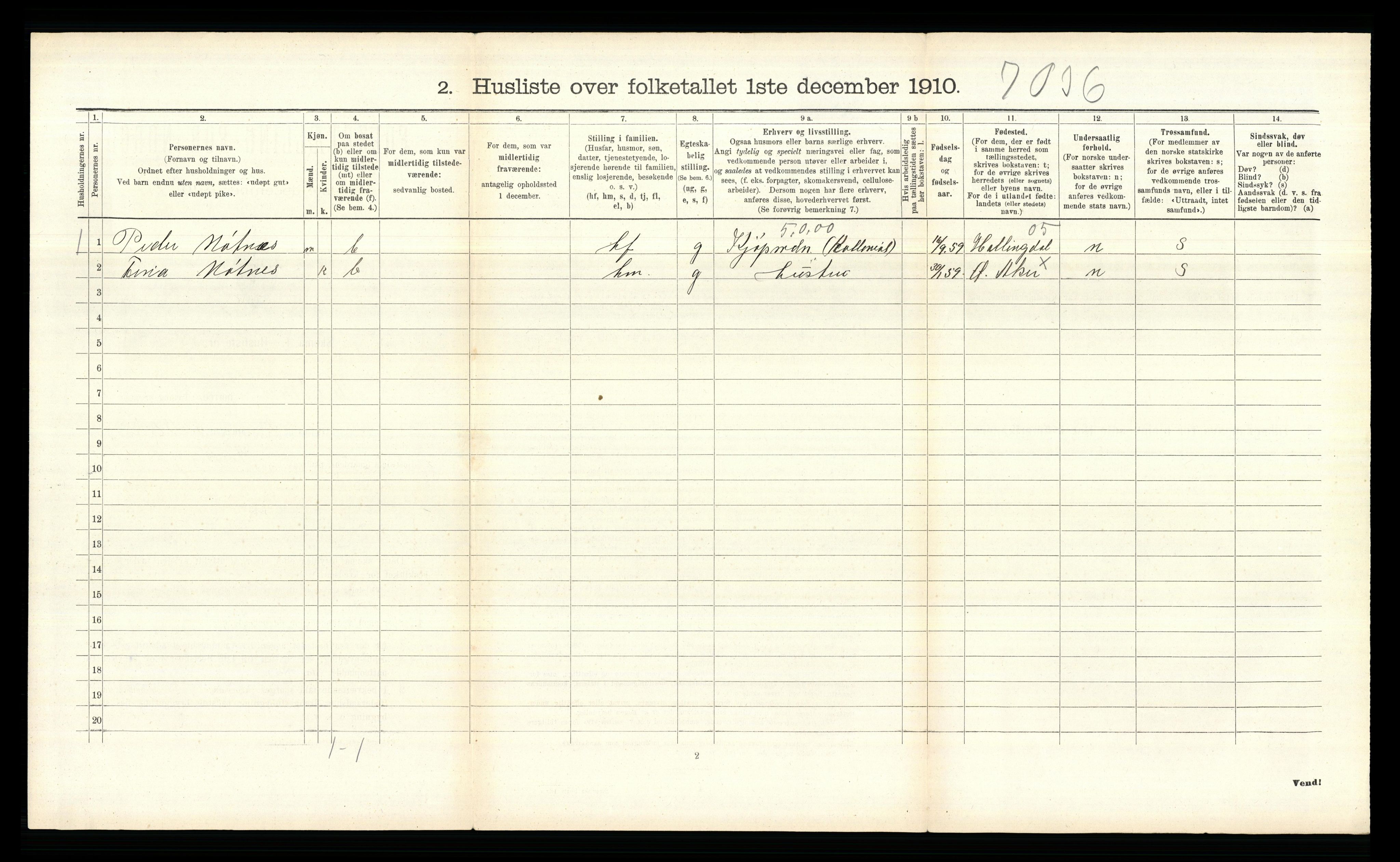 RA, 1910 census for Aker, 1910, p. 1294