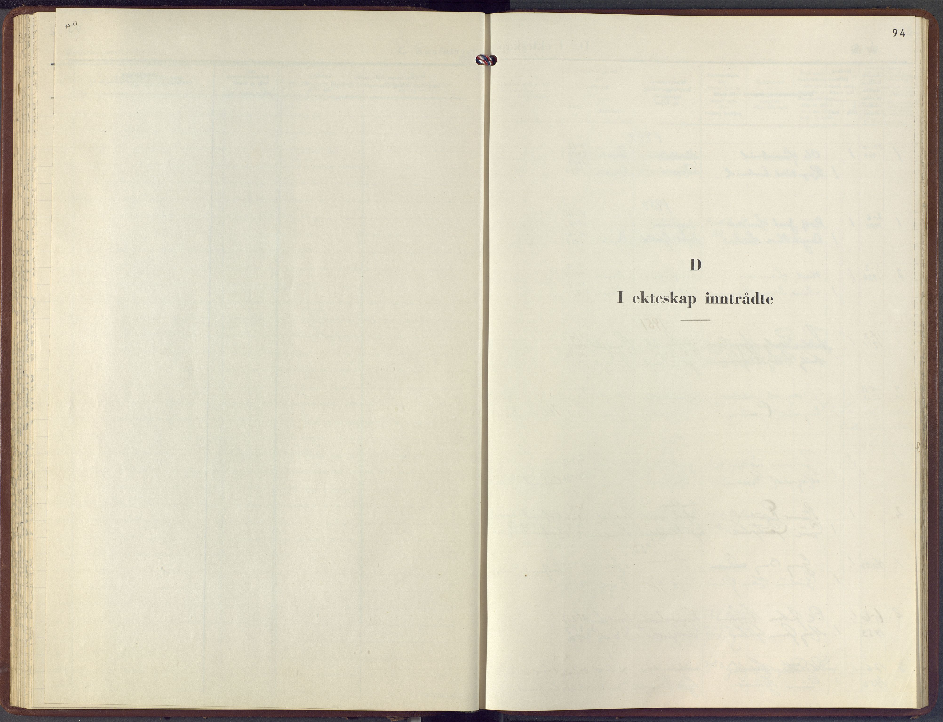 Hol kirkebøker, SAKO/A-227/F/Fb/L0001: Parish register (official) no. II 1, 1948-1978, p. 94