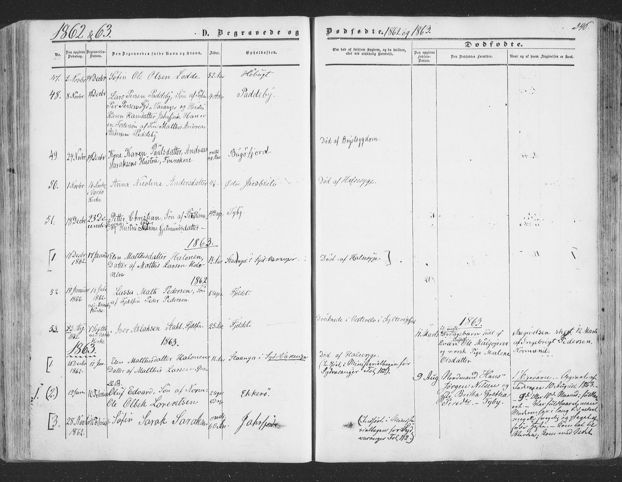 Vadsø sokneprestkontor, SATØ/S-1325/H/Ha/L0004kirke: Parish register (official) no. 4, 1854-1880, p. 346