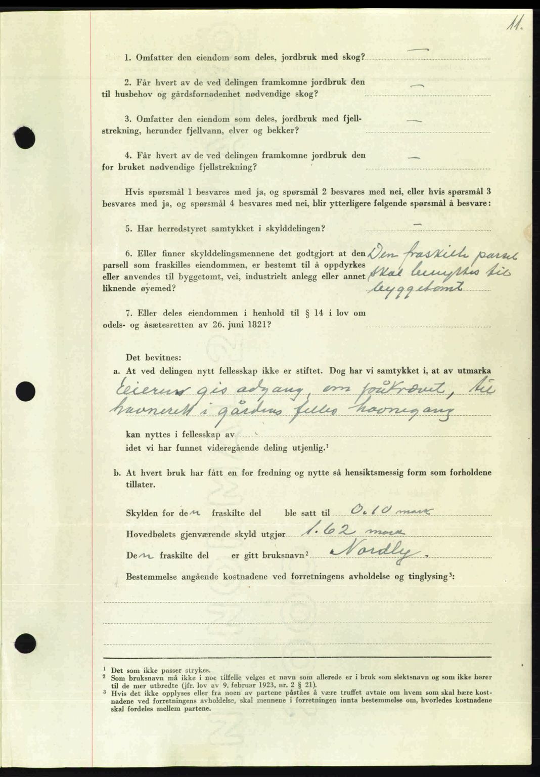 Nordmøre sorenskriveri, AV/SAT-A-4132/1/2/2Ca: Mortgage book no. A104, 1947-1947, Diary no: : 276/1947