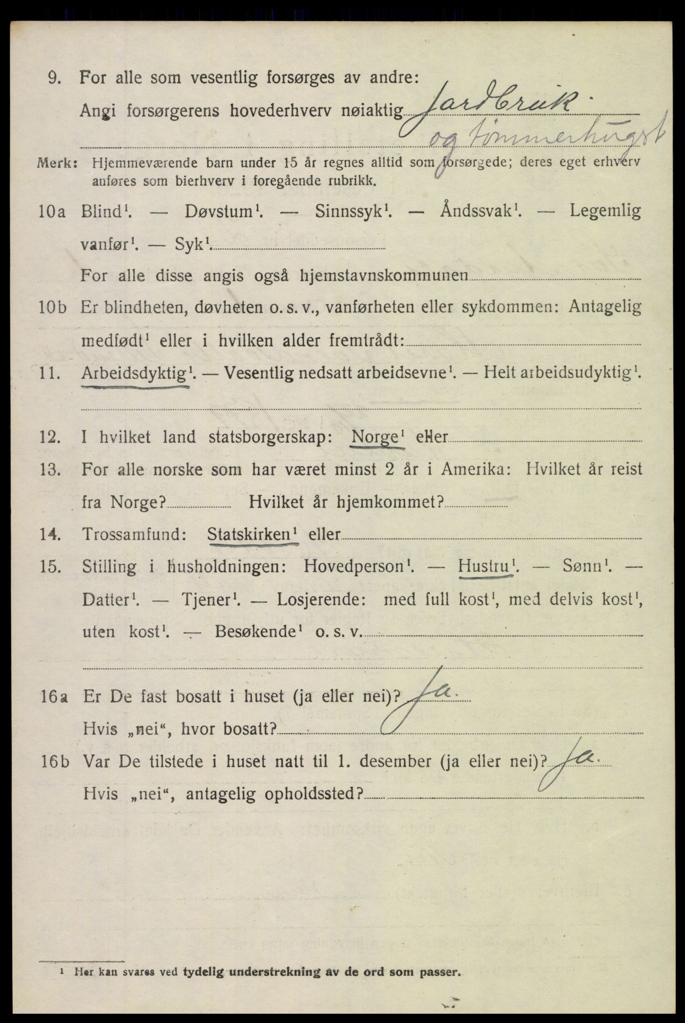 SAH, 1920 census for Sør-Aurdal, 1920, p. 1694