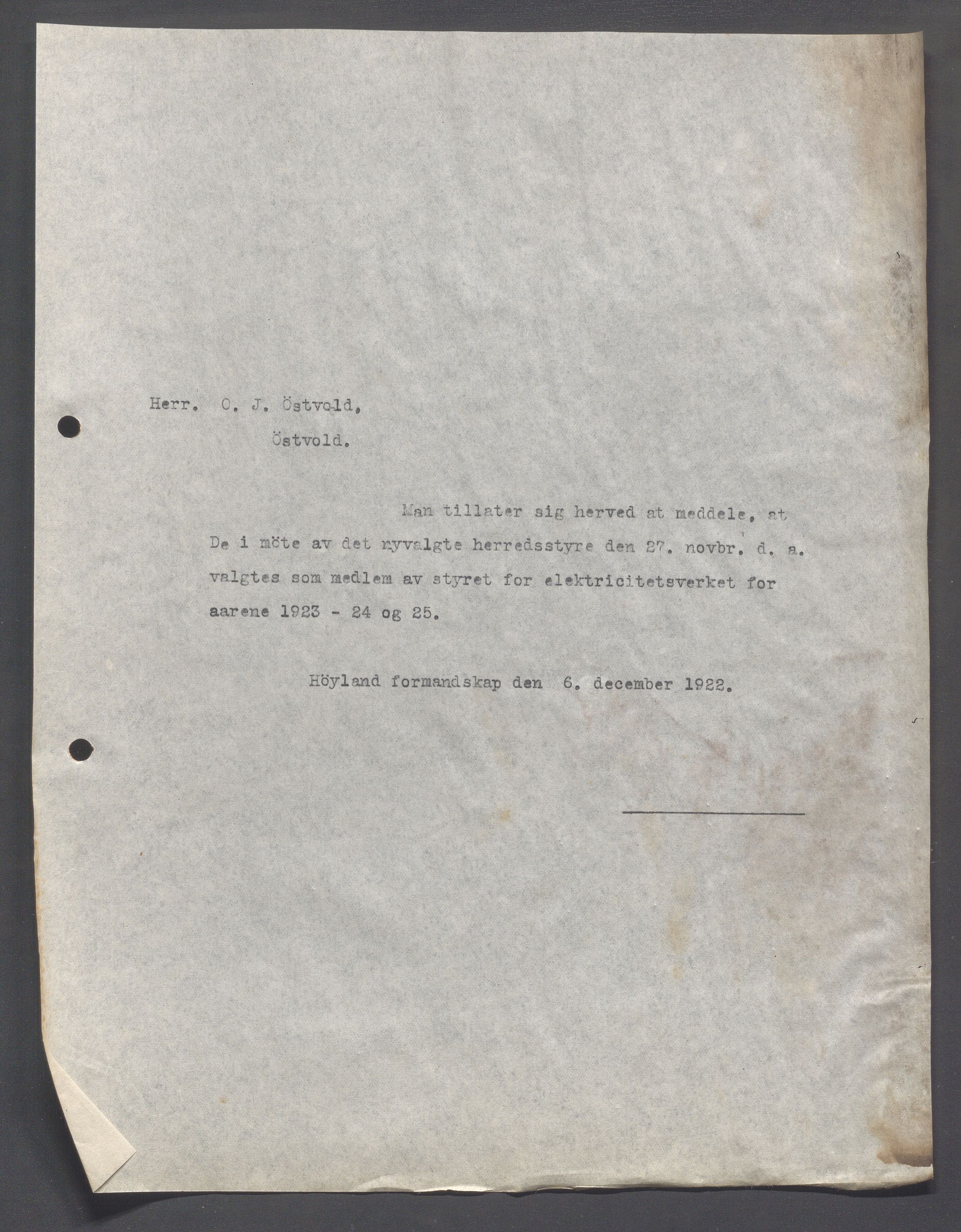 Høyland kommune - Formannskapet, IKAR/K-100046/B/L0006: Kopibok, 1920-1923, p. 919