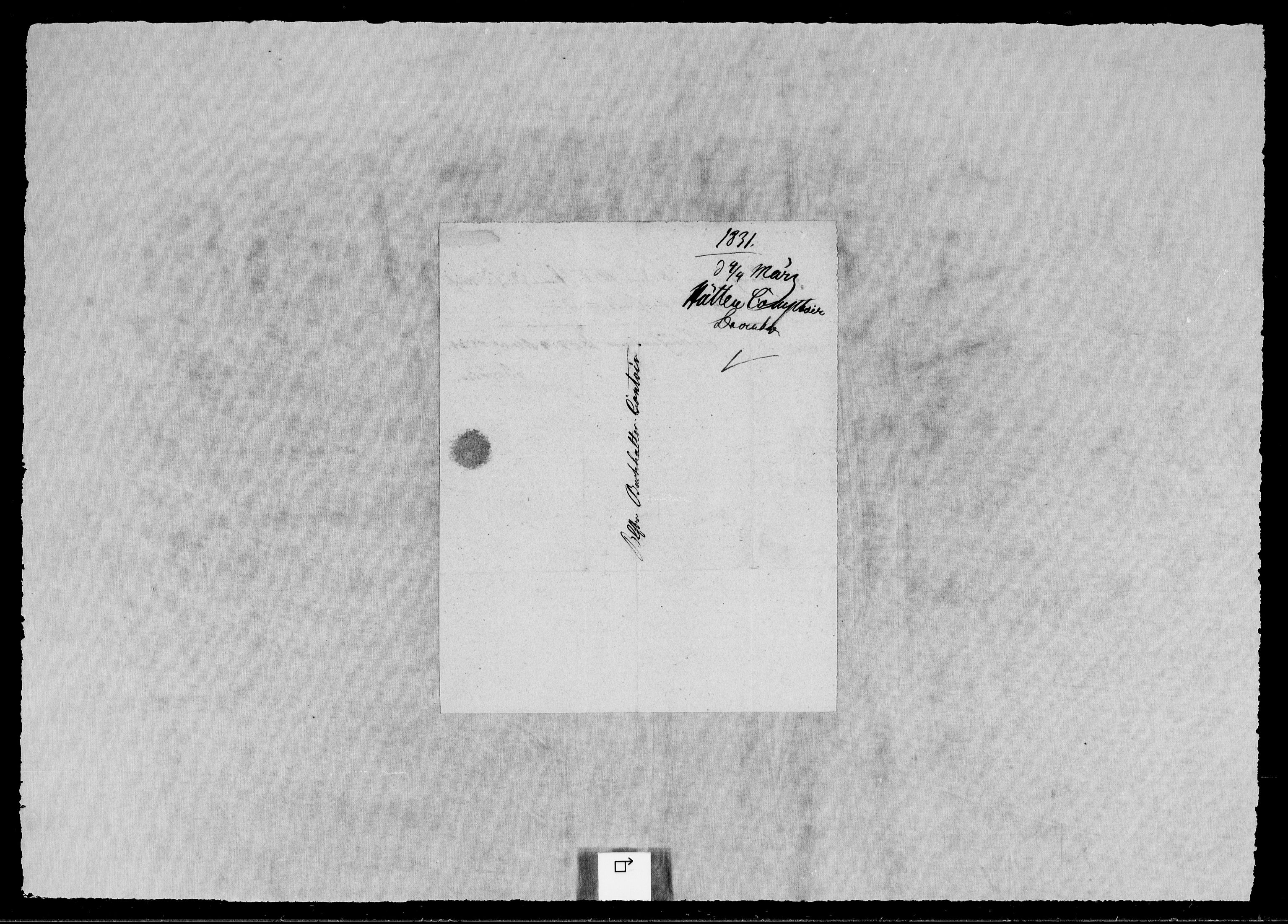 Modums Blaafarveværk, AV/RA-PA-0157/G/Gb/L0105/0001: -- / Innkomne brev A - L, 1830-1831, p. 18