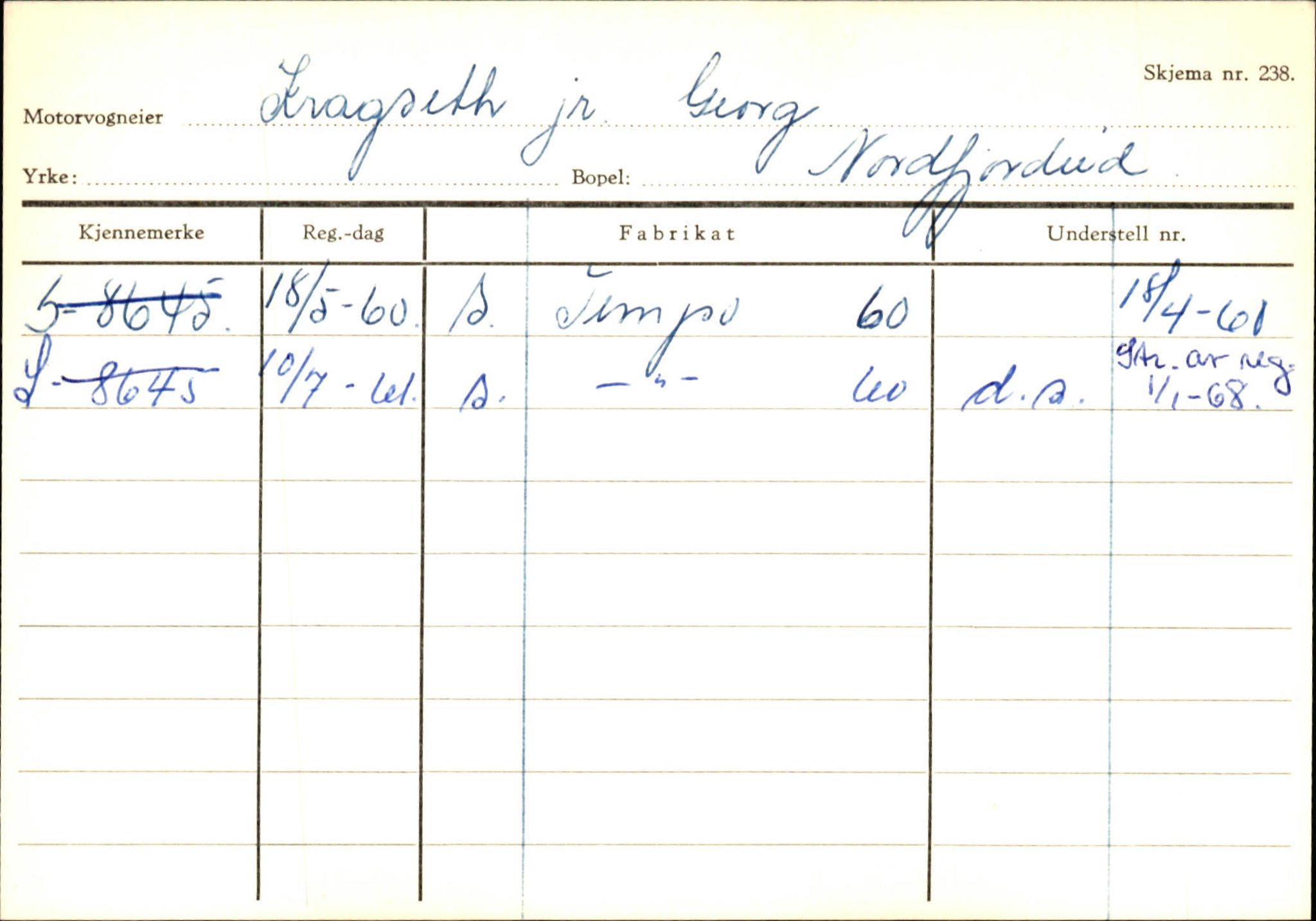 Statens vegvesen, Sogn og Fjordane vegkontor, SAB/A-5301/4/F/L0129: Eigarregistrer Eid A-S, 1945-1975, p. 1280