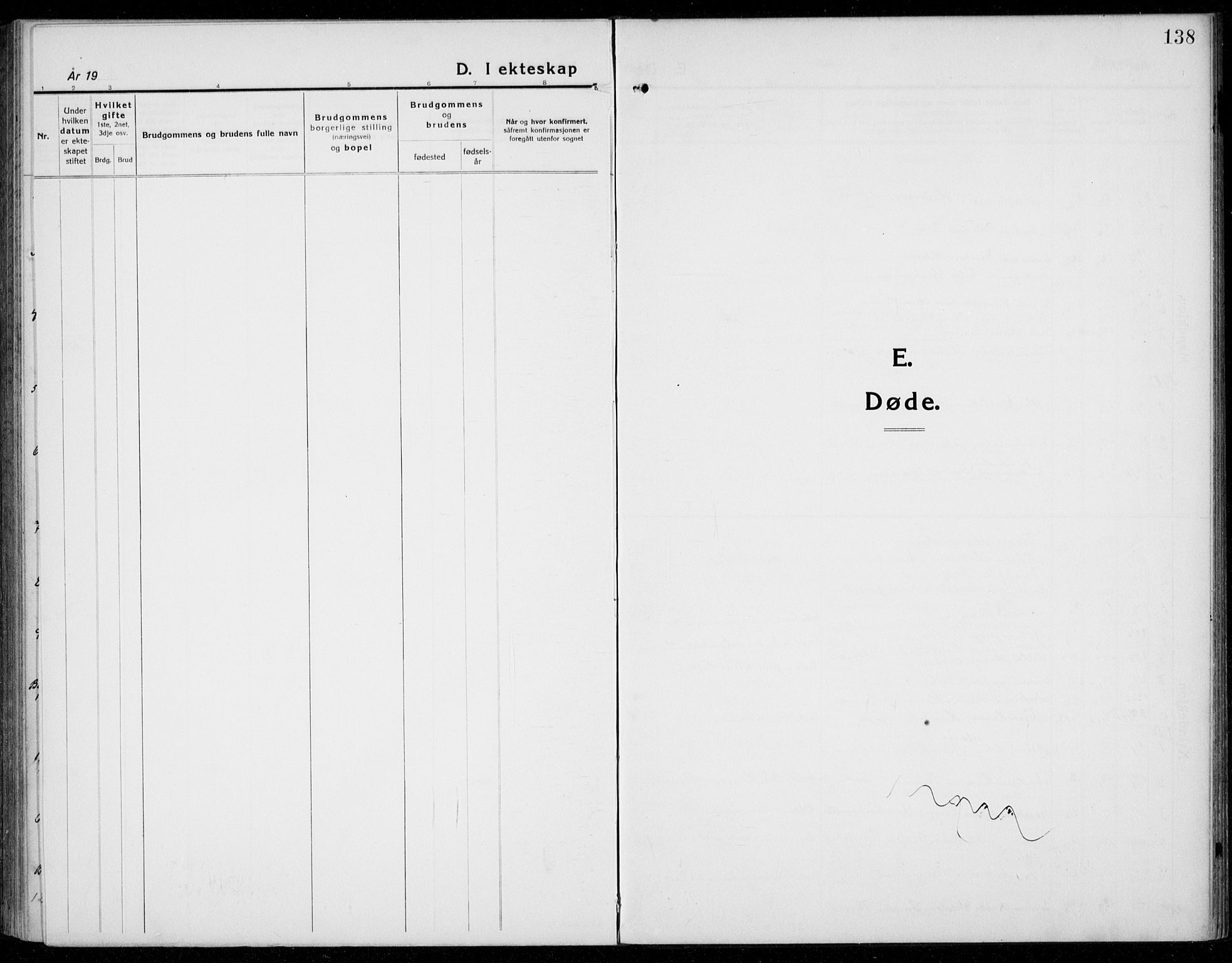 Ramnes kirkebøker, AV/SAKO-A-314/G/Ga/L0005: Parish register (copy) no. I 5, 1912-1936, p. 138