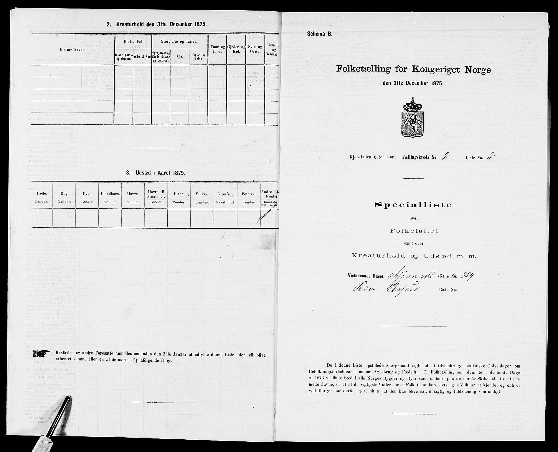 SAK, 1875 census for 0901B Risør/Risør, 1875, p. 139