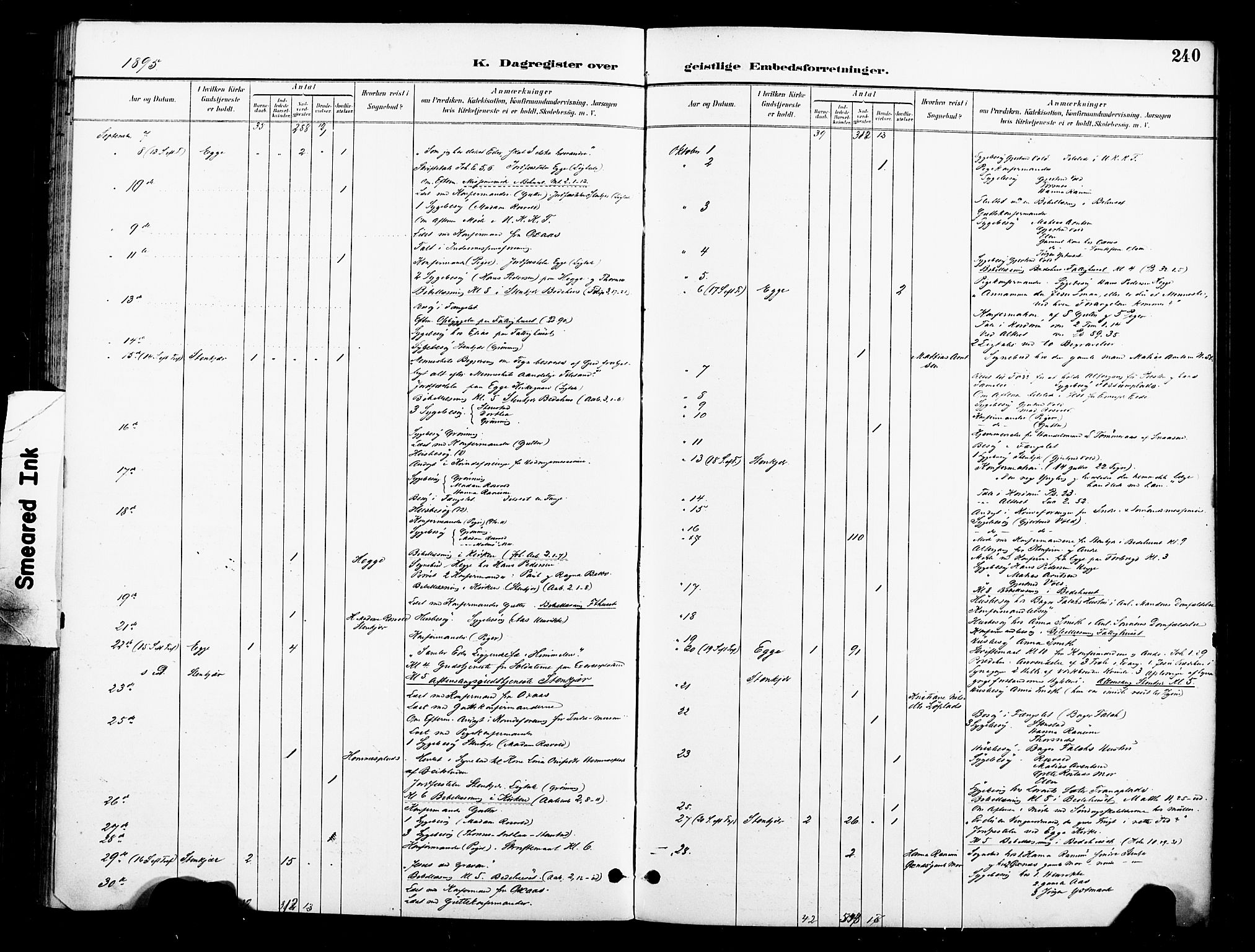 Ministerialprotokoller, klokkerbøker og fødselsregistre - Nord-Trøndelag, SAT/A-1458/739/L0372: Parish register (official) no. 739A04, 1895-1903, p. 240