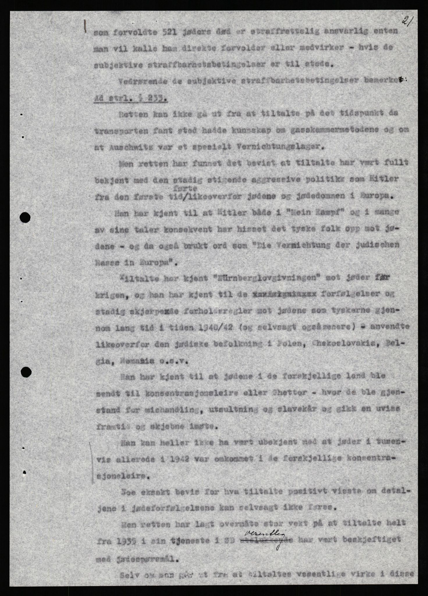 Forsvaret, Forsvarets overkommando II, AV/RA-RAFA-3915/D/Db/L0034: CI Questionaires. Tyske okkupasjonsstyrker i Norge. Tyskere., 1945-1946, p. 420