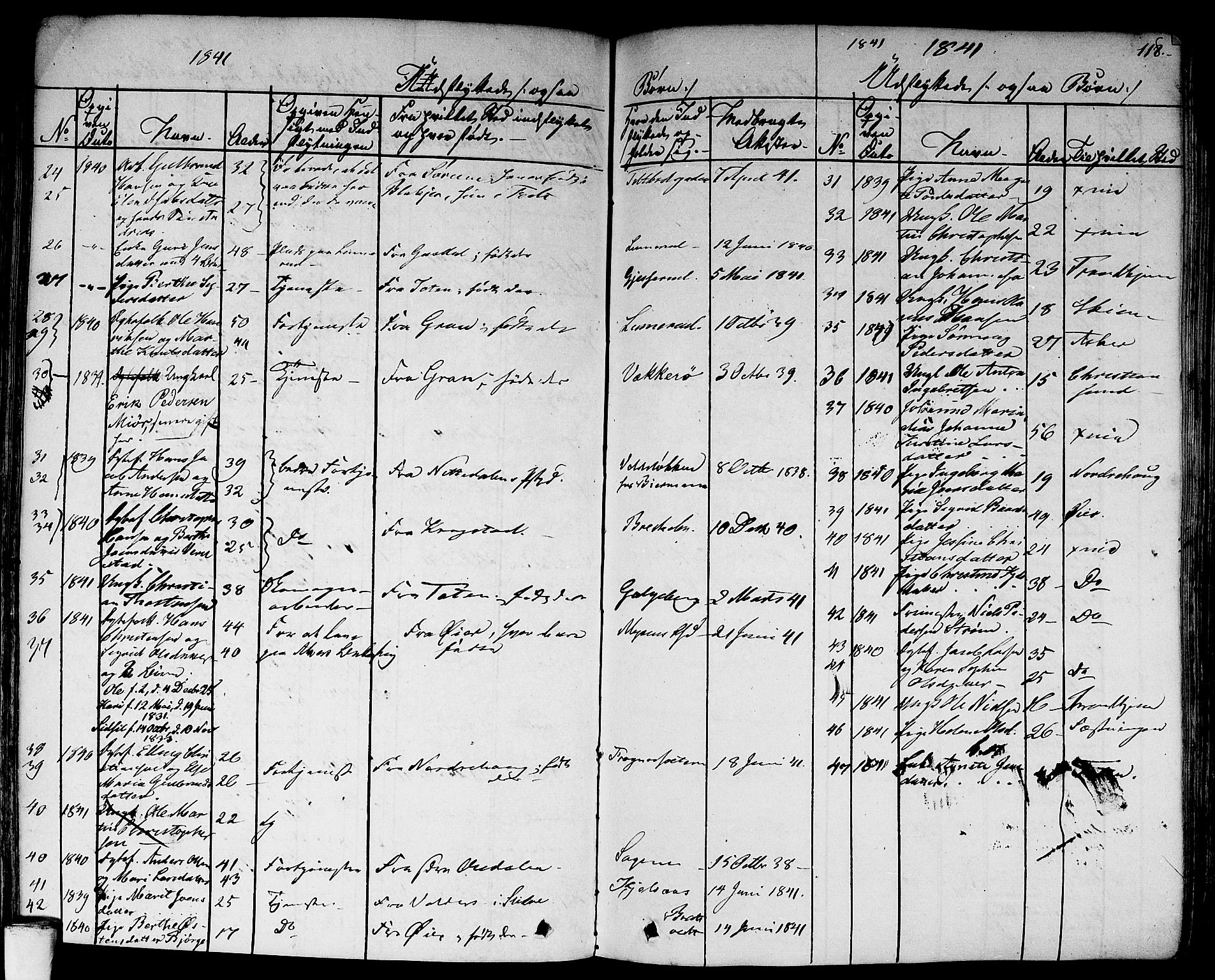 Aker prestekontor kirkebøker, SAO/A-10861/F/L0018: Parish register (official) no. 17, 1829-1852, p. 118