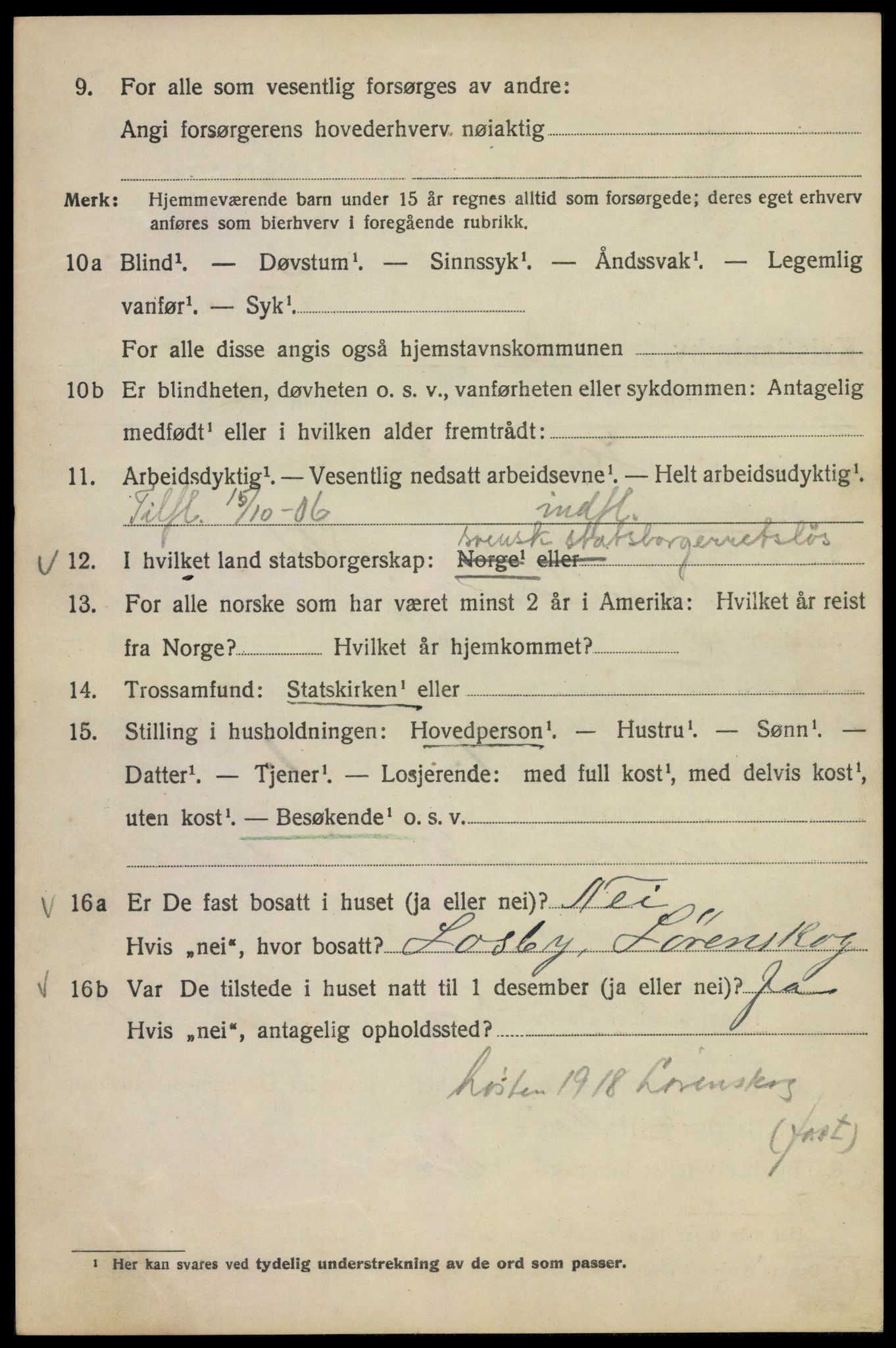 SAO, 1920 census for Kristiania, 1920, p. 445684