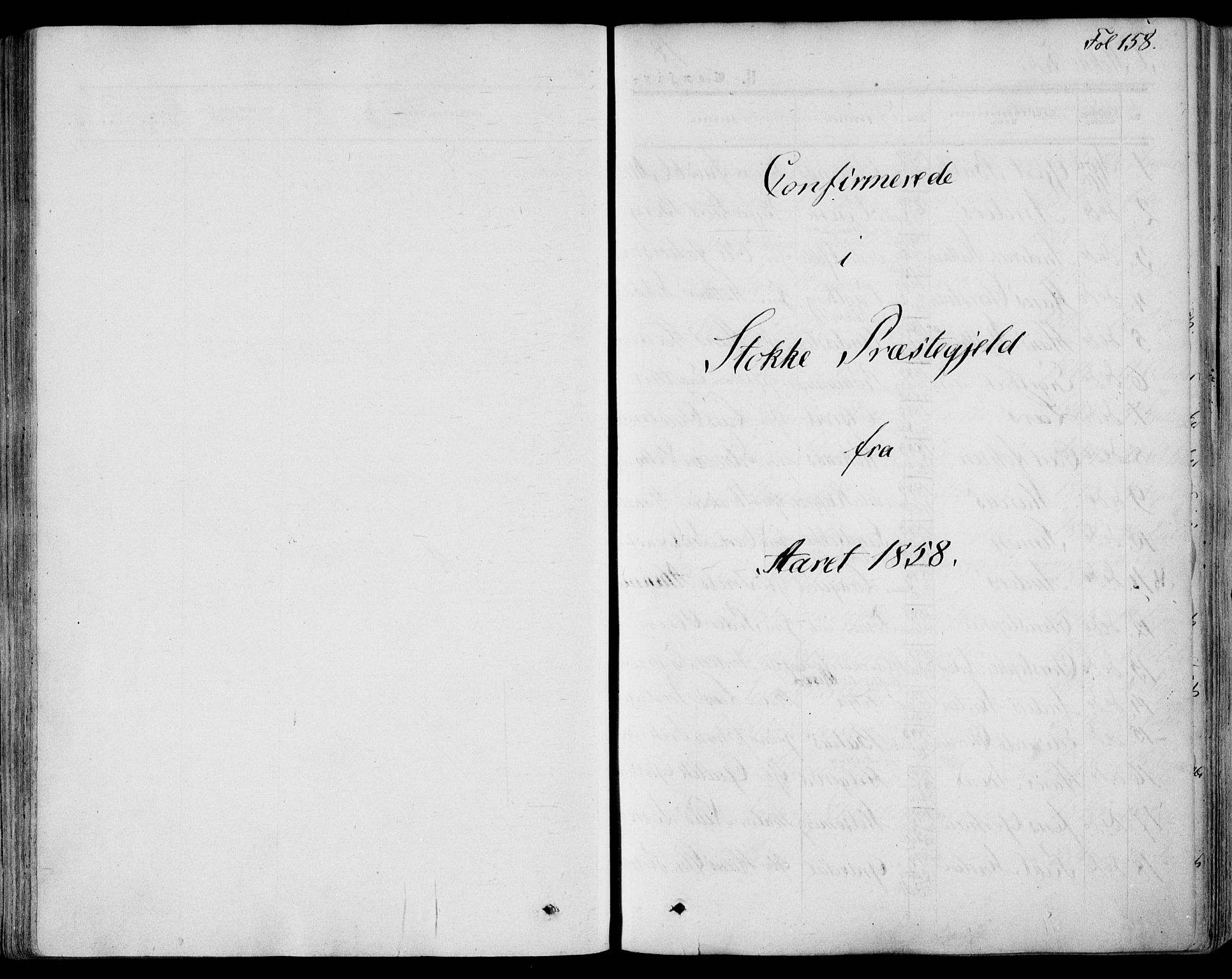 Stokke kirkebøker, SAKO/A-320/F/Fa/L0008: Parish register (official) no. I 8, 1858-1871, p. 158