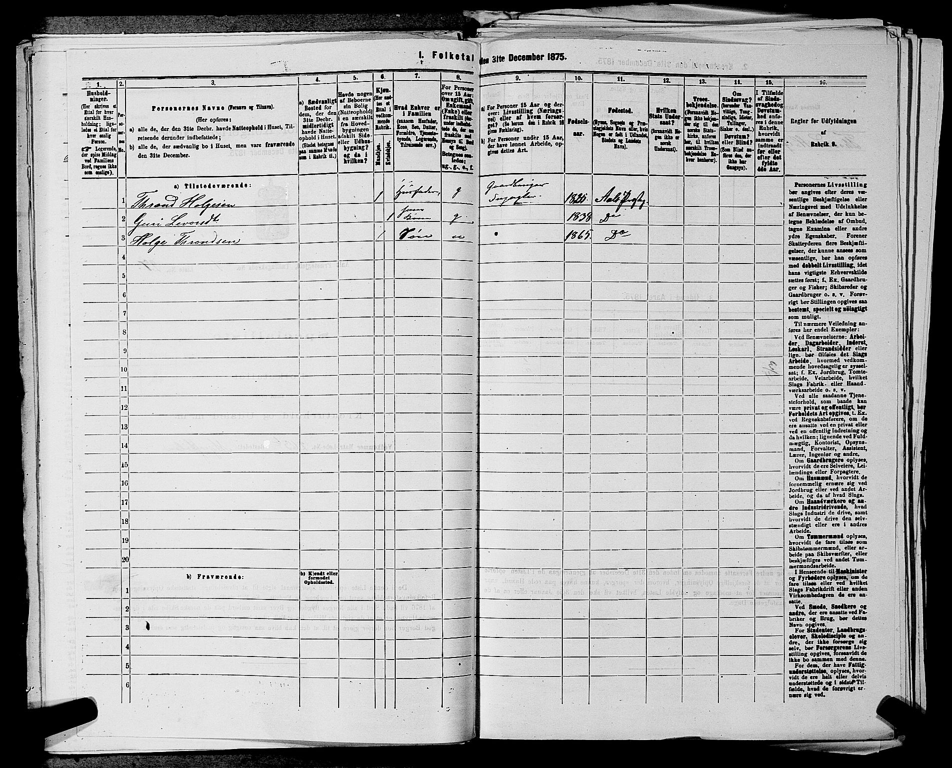 SAKO, 1875 census for 0619P Ål, 1875, p. 891