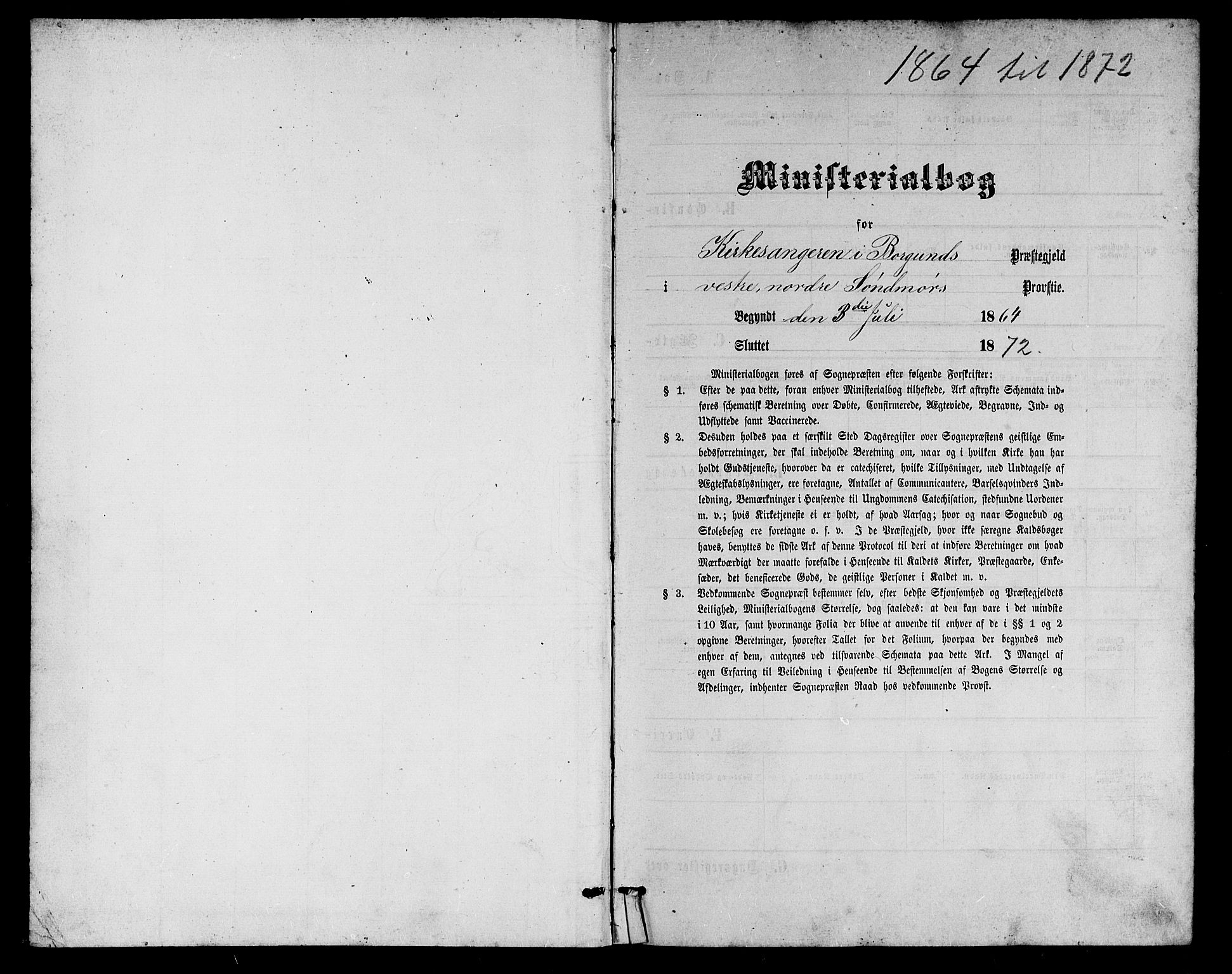 Ministerialprotokoller, klokkerbøker og fødselsregistre - Møre og Romsdal, AV/SAT-A-1454/528/L0428: Parish register (copy) no. 528C09, 1864-1880