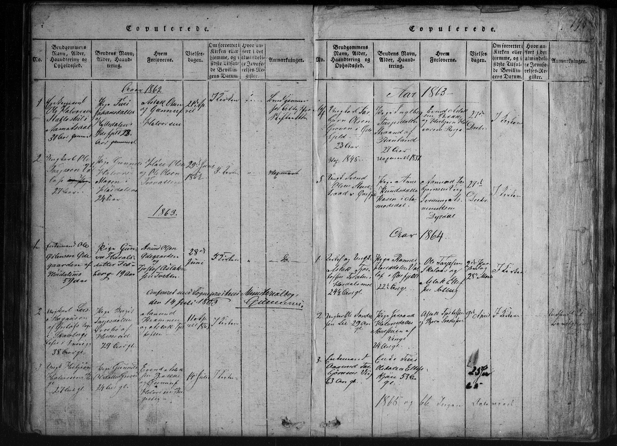 Rauland kirkebøker, SAKO/A-292/G/Gb/L0001: Parish register (copy) no. II 1, 1815-1886, p. 198