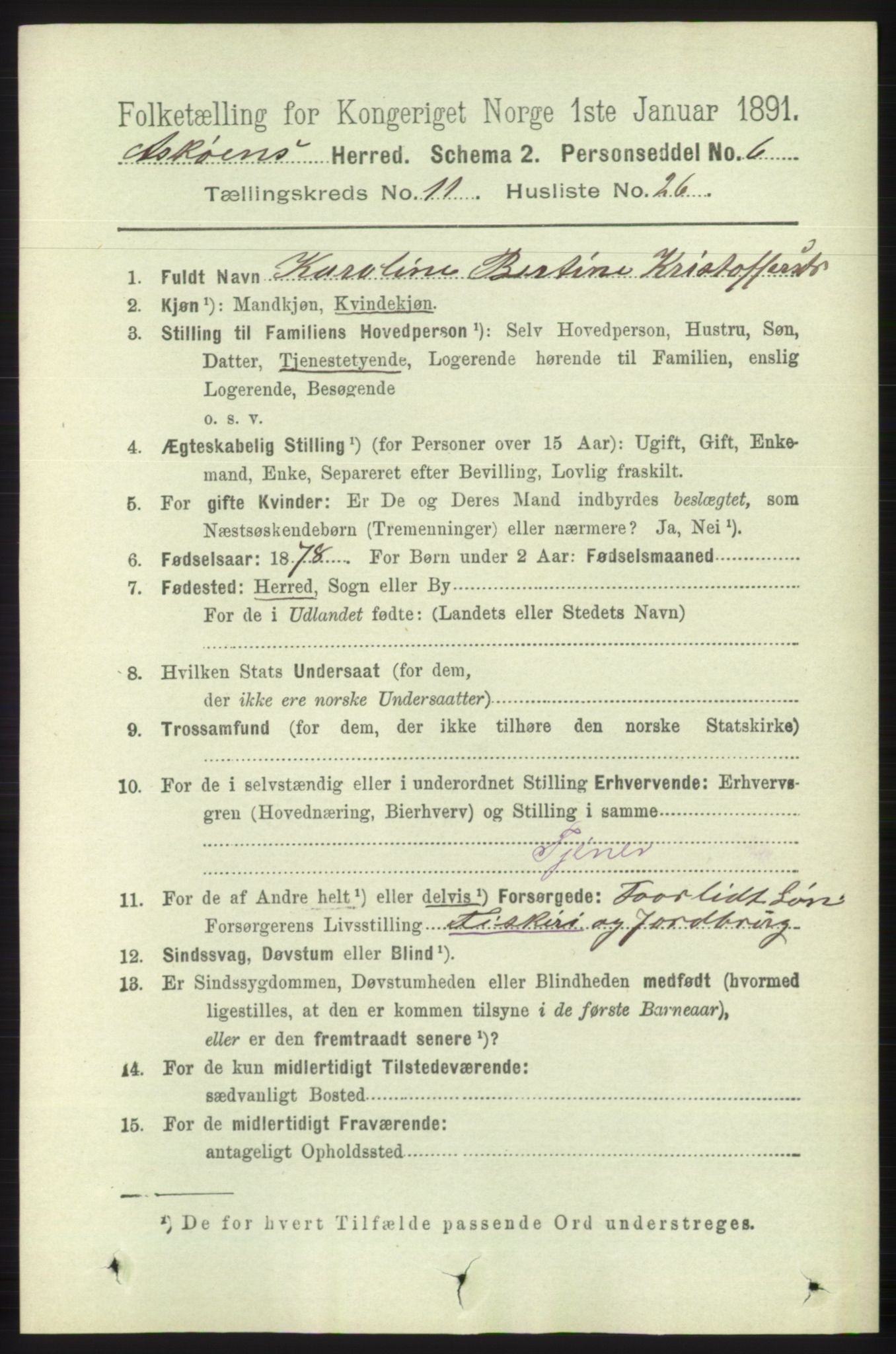 RA, 1891 census for 1247 Askøy, 1891, p. 7432