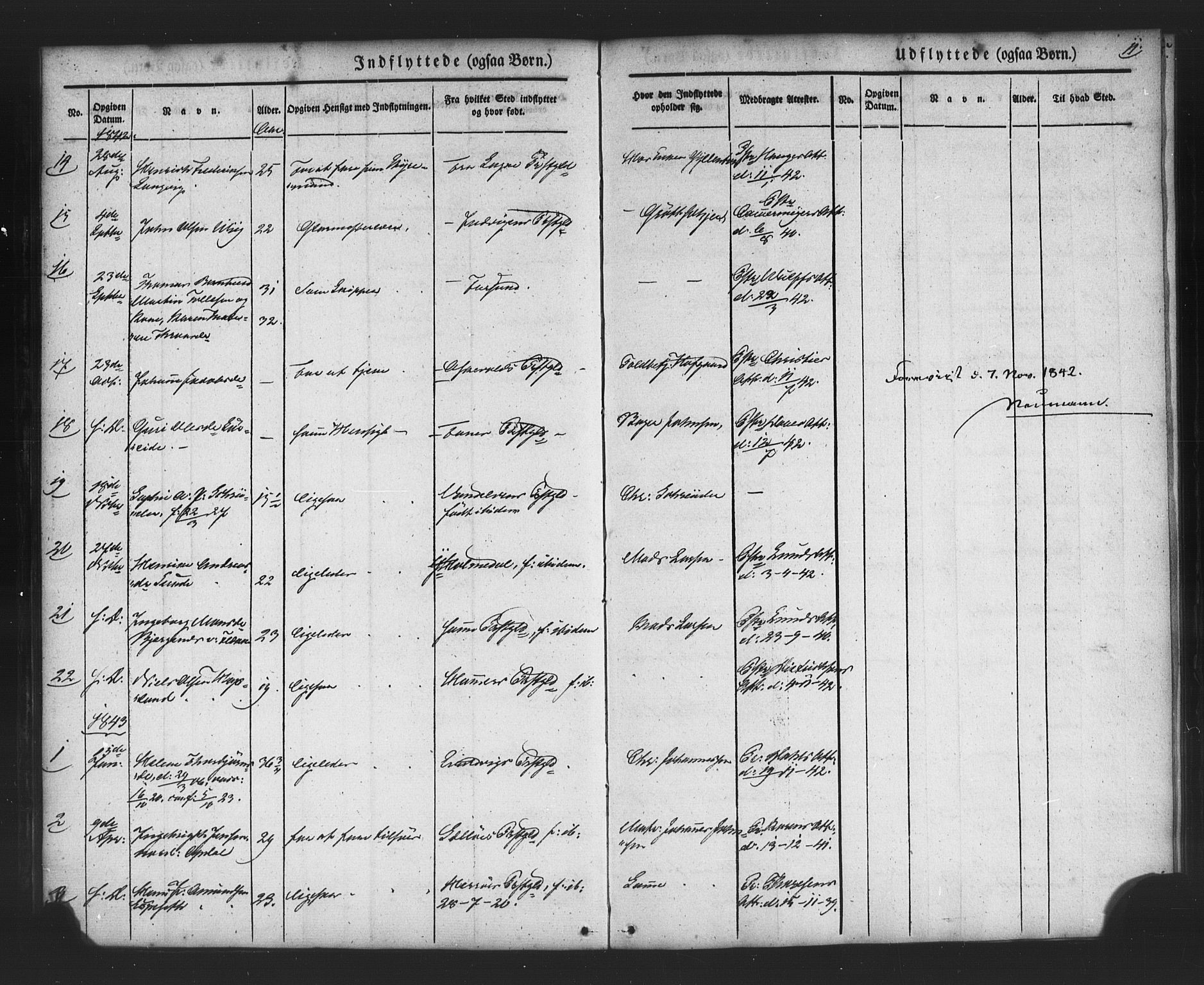Nykirken Sokneprestembete, SAB/A-77101/H/Haa/L0049: Parish register (official) no. G 1, 1838-1860, p. 11
