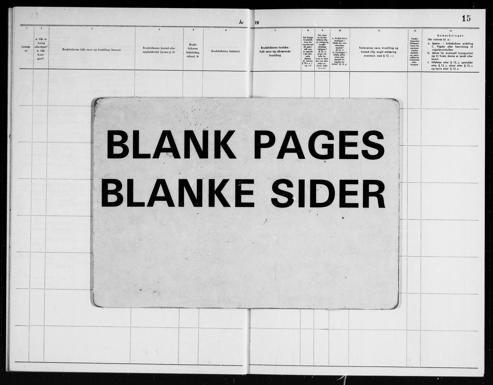 Strømsø kirkebøker, AV/SAKO-A-246/H/Ha/L0023: Banns register no. 23, 1966-1969, p. 15