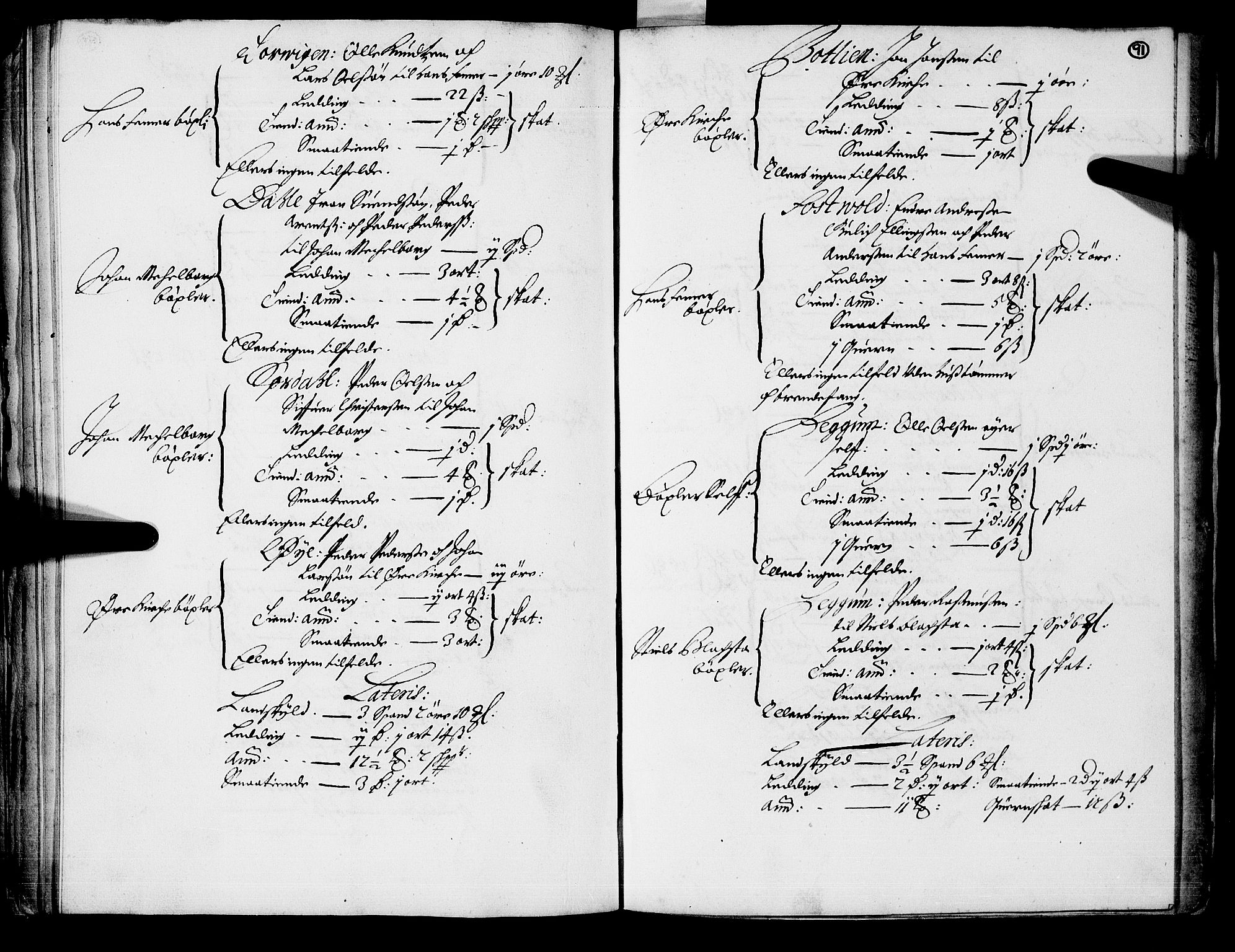 Rentekammeret inntil 1814, Realistisk ordnet avdeling, AV/RA-EA-4070/N/Nb/Nba/L0047: Nordmøre len, 1667, p. 90b-91a