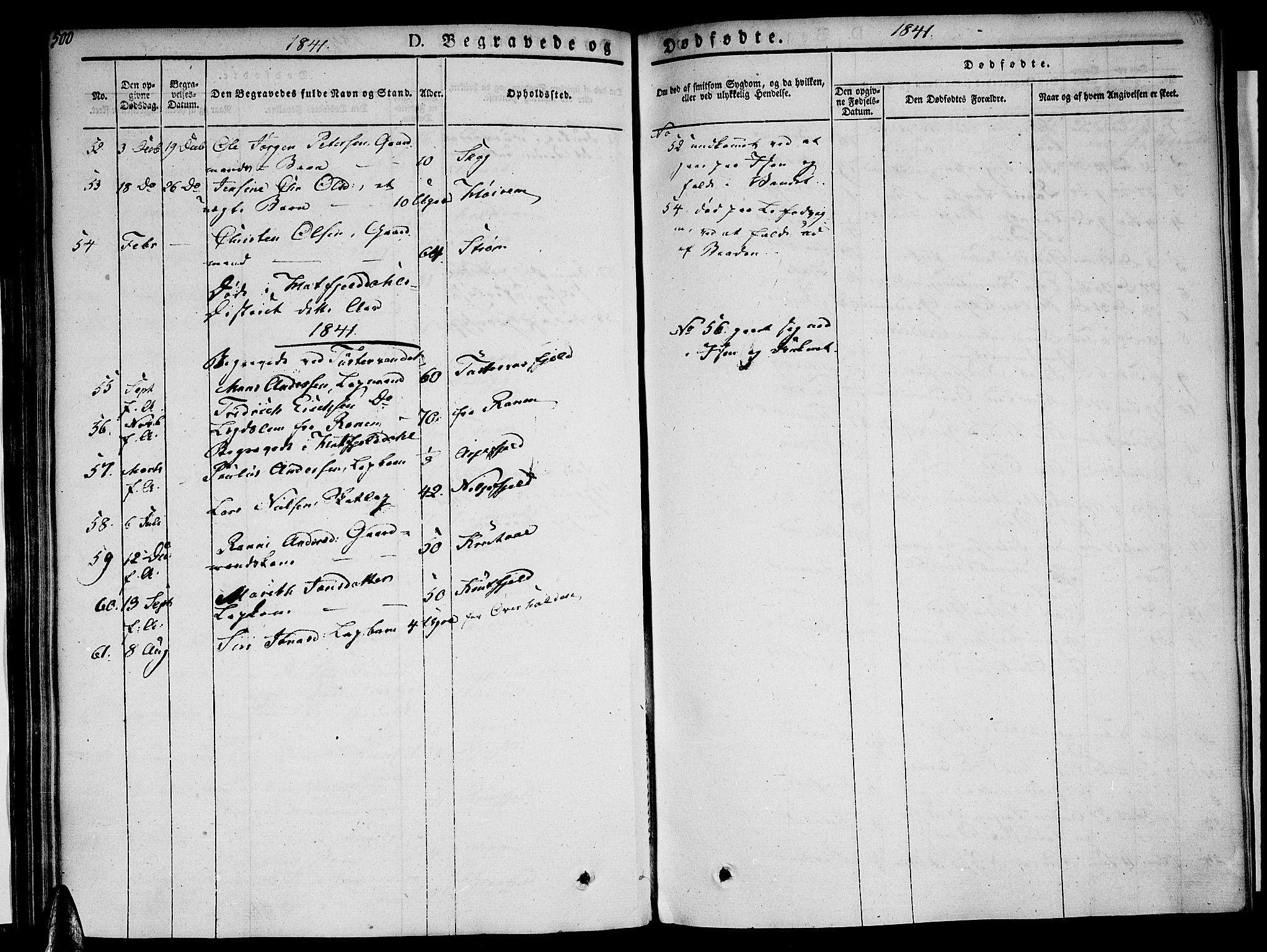 Ministerialprotokoller, klokkerbøker og fødselsregistre - Nordland, AV/SAT-A-1459/820/L0290: Parish register (official) no. 820A11, 1826-1845, p. 500