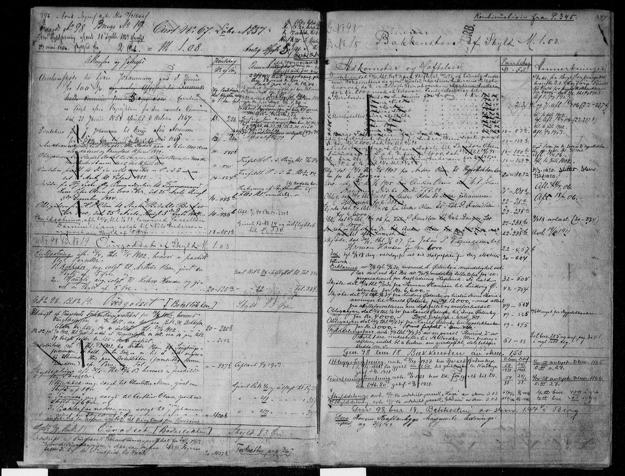 Idd og Marker sorenskriveri, AV/SAO-A-10283/G/Ga/Gac/L0005b: Mortgage register no. II 5b, 1811-1953, p. 346-347