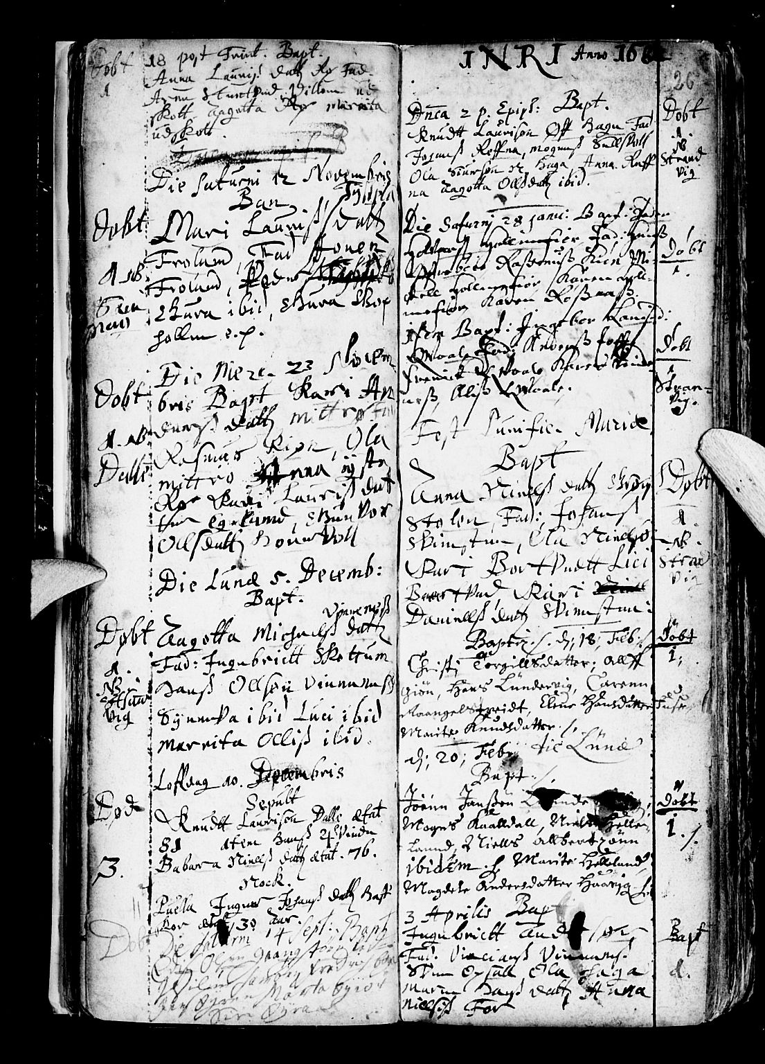 Os sokneprestembete, SAB/A-99929: Parish register (official) no. A 6, 1669-1719, p. 26