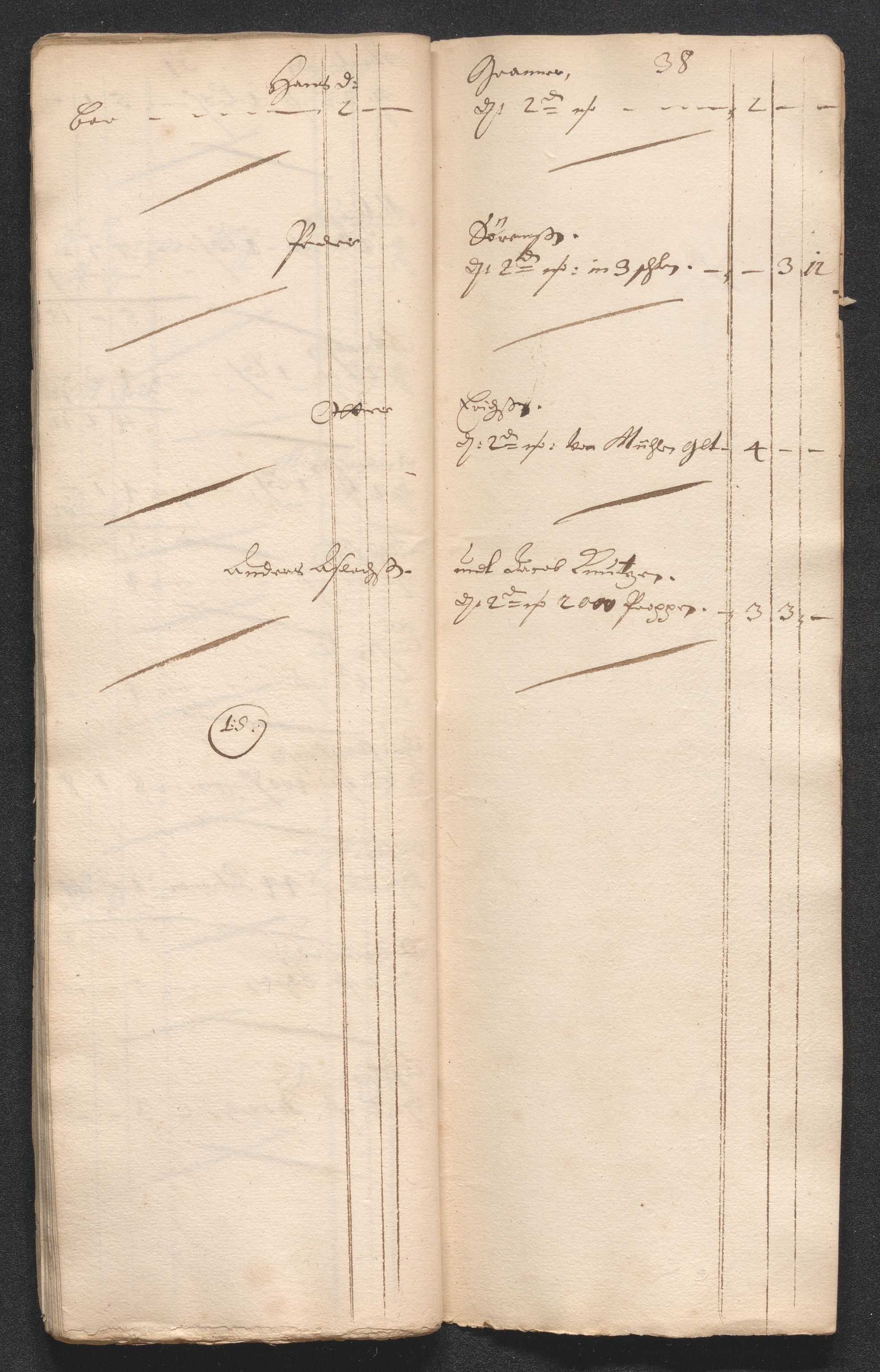 Kongsberg Sølvverk 1623-1816, SAKO/EA-3135/001/D/Dc/Dcd/L0059: Utgiftsregnskap for gruver m.m., 1685-1686, p. 360